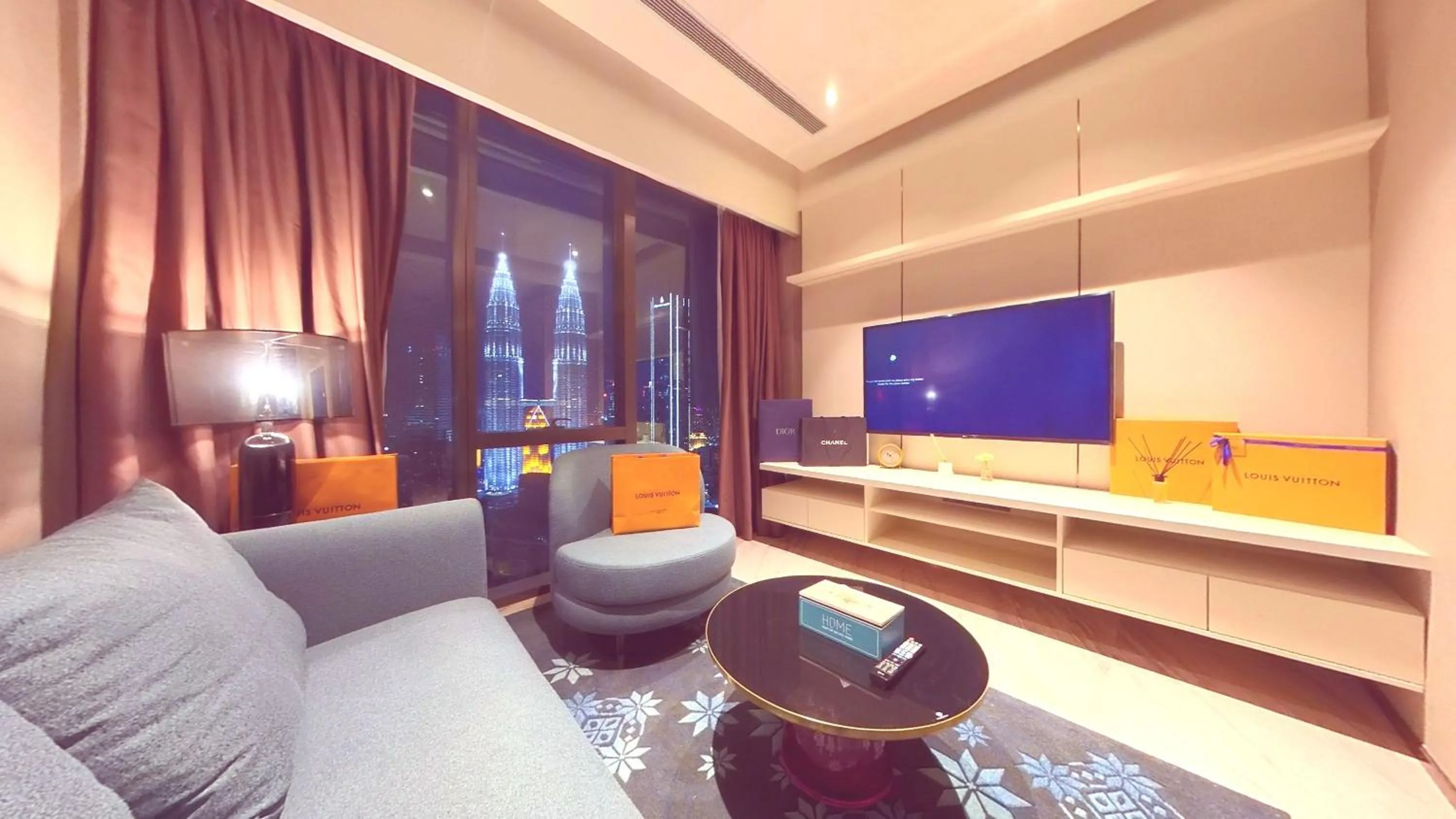 Communal lounge/ TV room in Imperial KLCC Residence