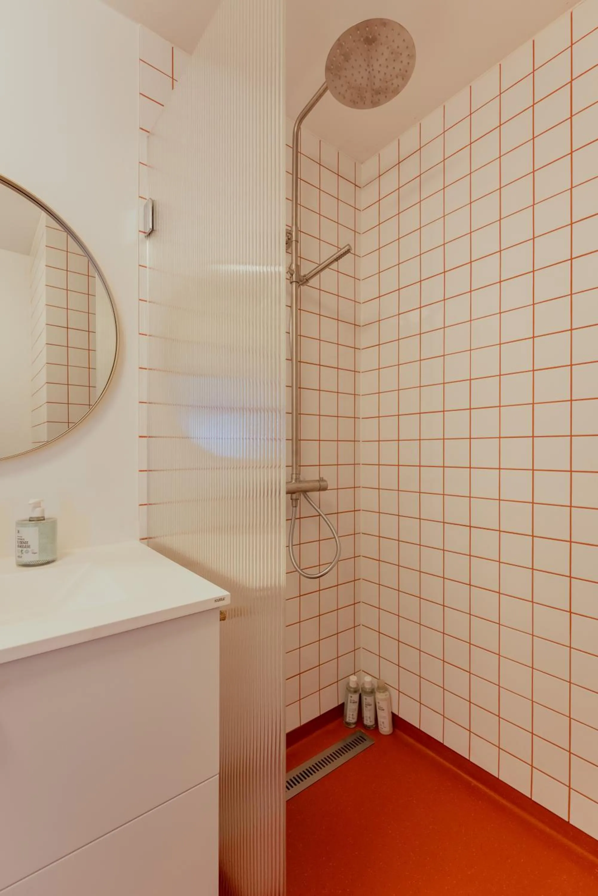 Shower in Charming Central Tórshavn Retreat - 2BR Apartment