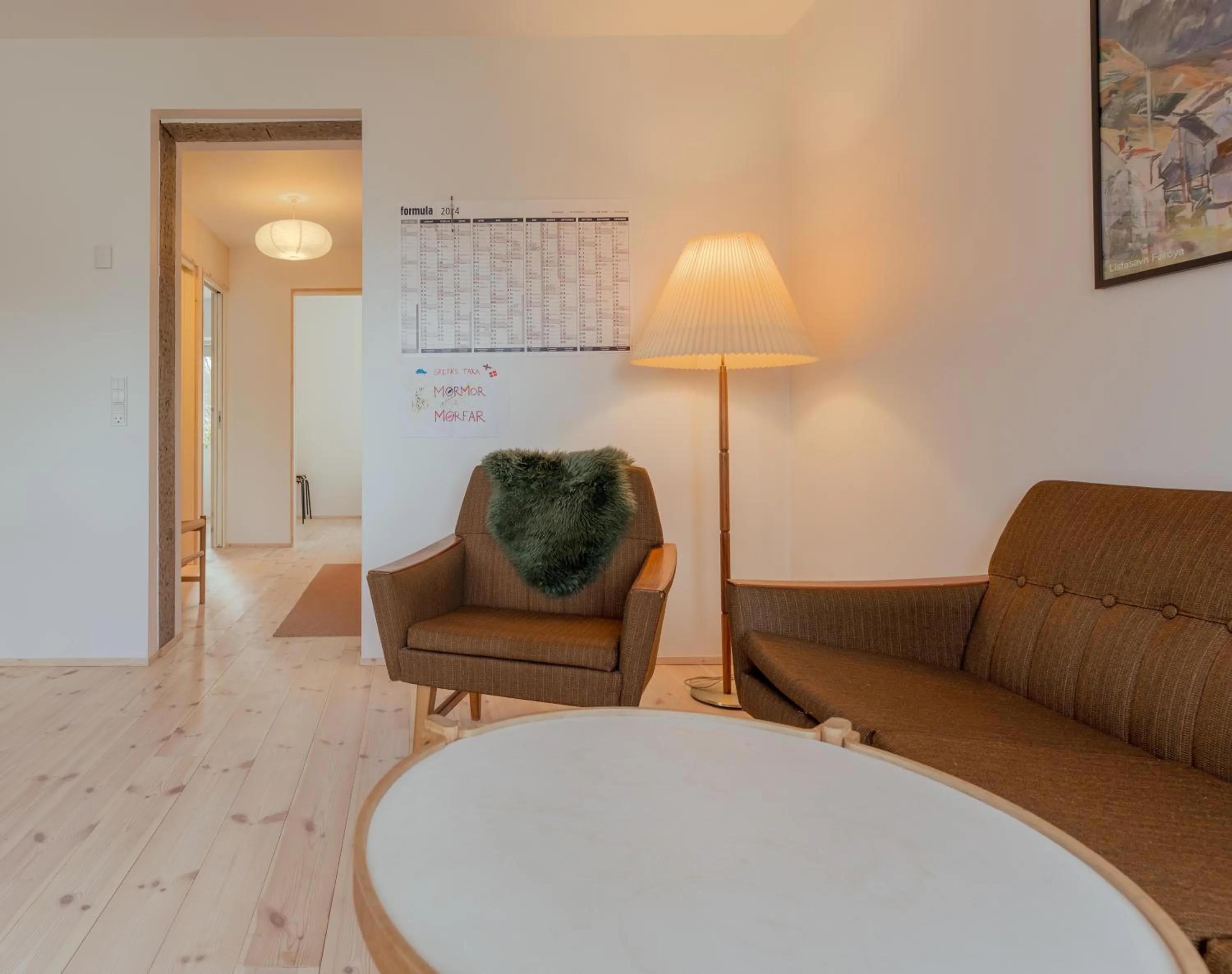 Living room in Charming Central Tórshavn Retreat - 2BR Apartment