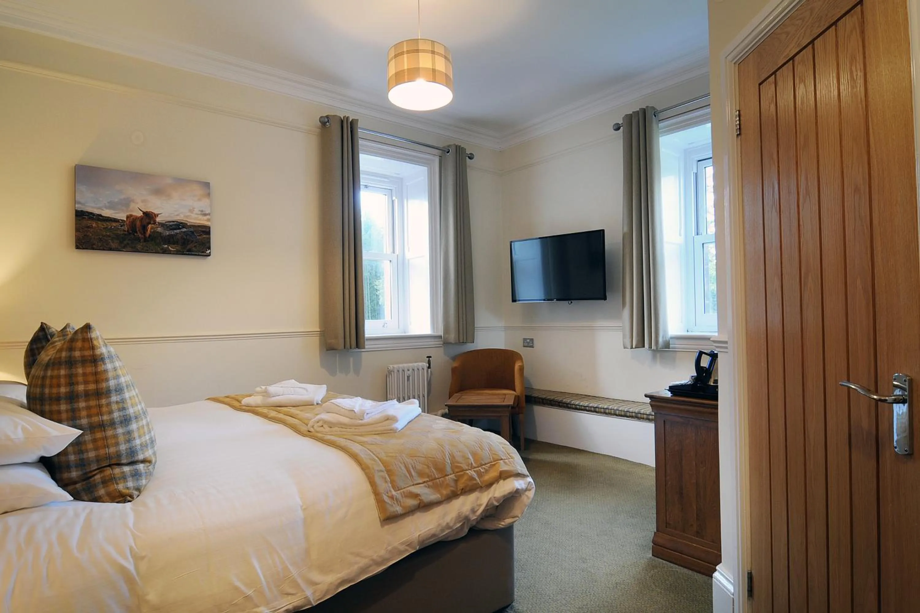 Bedroom, Bed in Friars Carse Country House Hotel