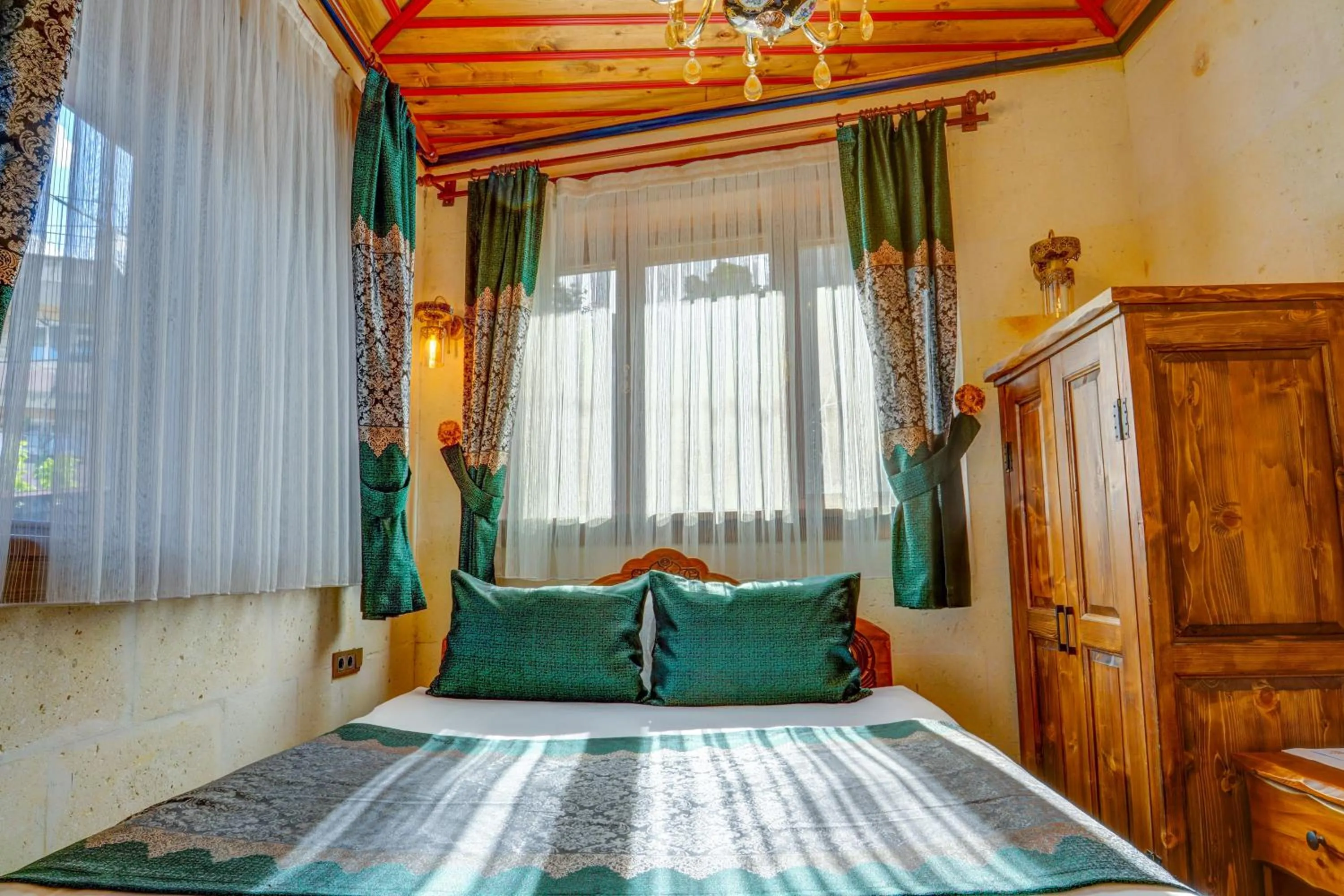 Bed in Marbay Cave Cappadocia