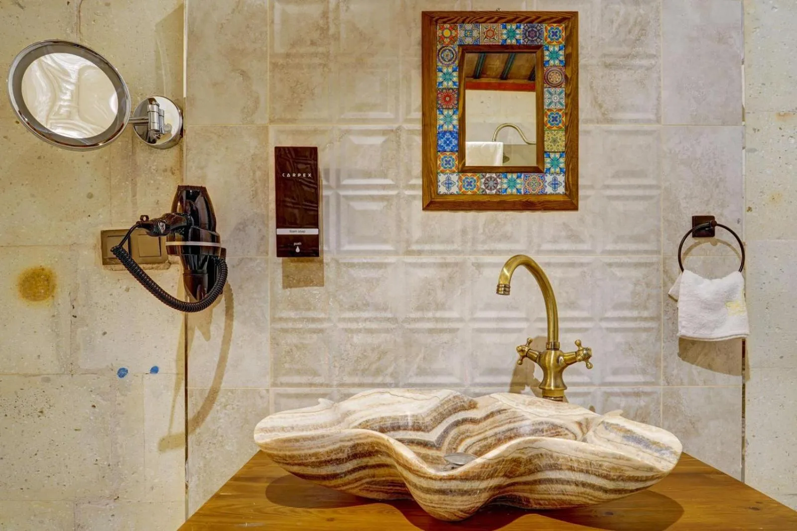 Bathroom in Marbay Cave Cappadocia