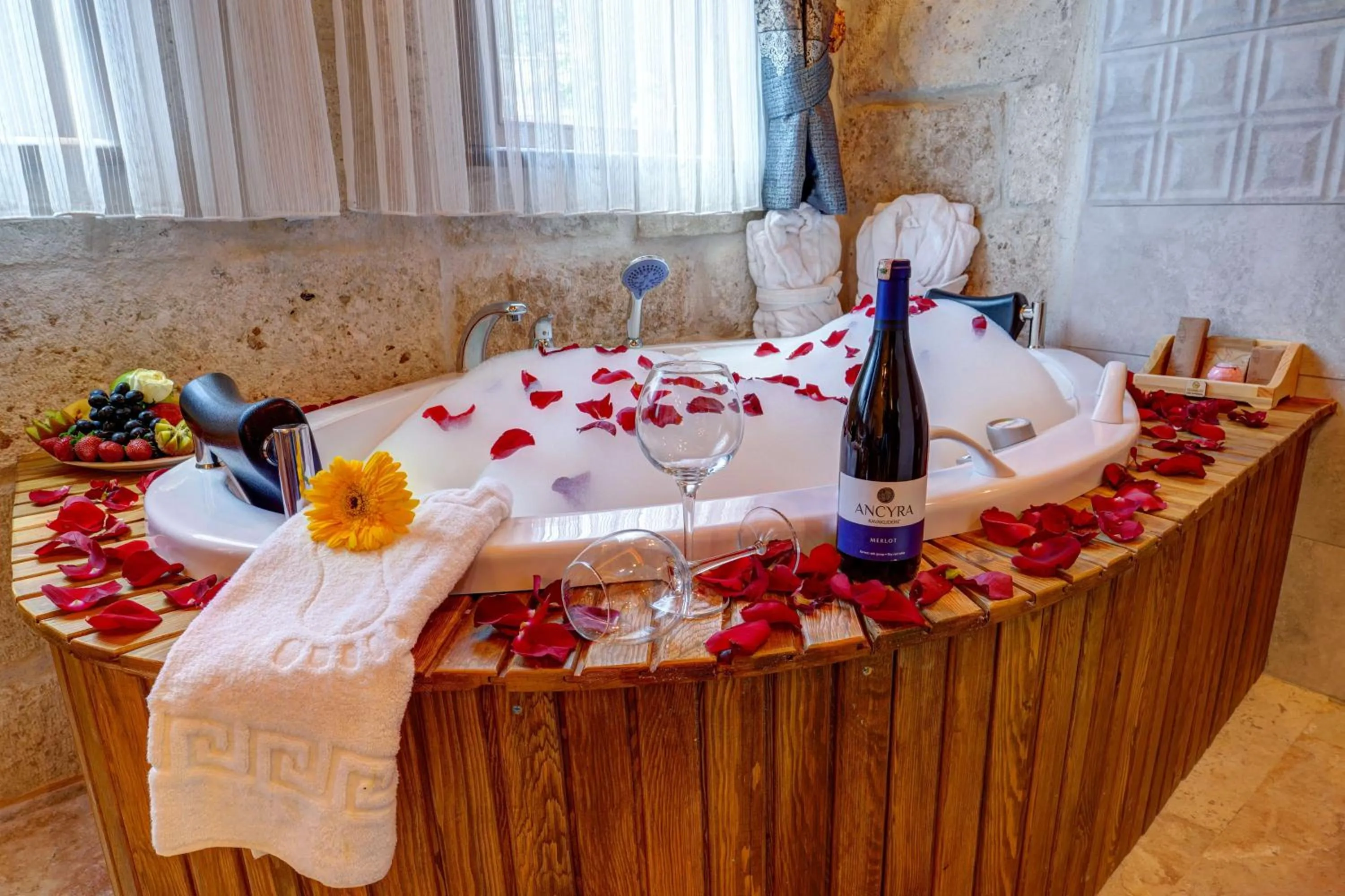 Alcoholic drinks in Marbay Cave Cappadocia