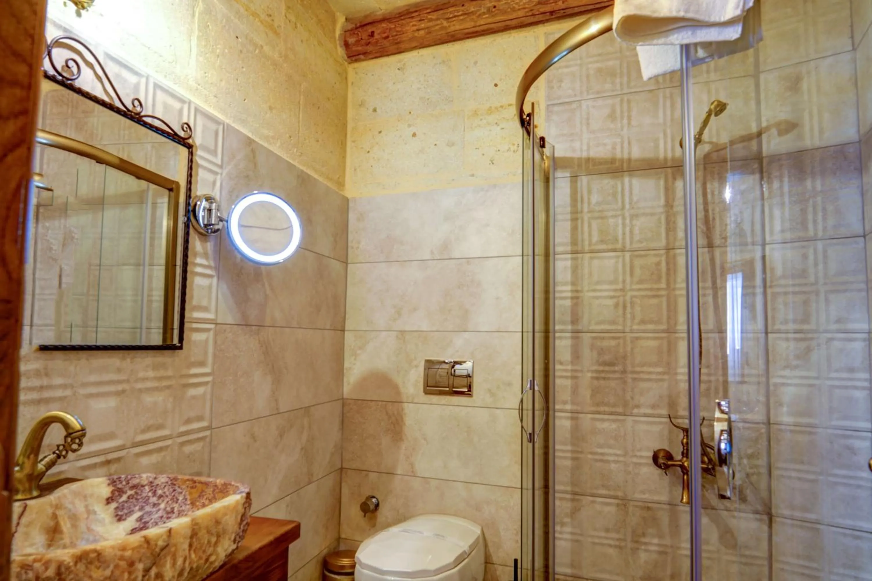 Shower in Marbay Cave Cappadocia