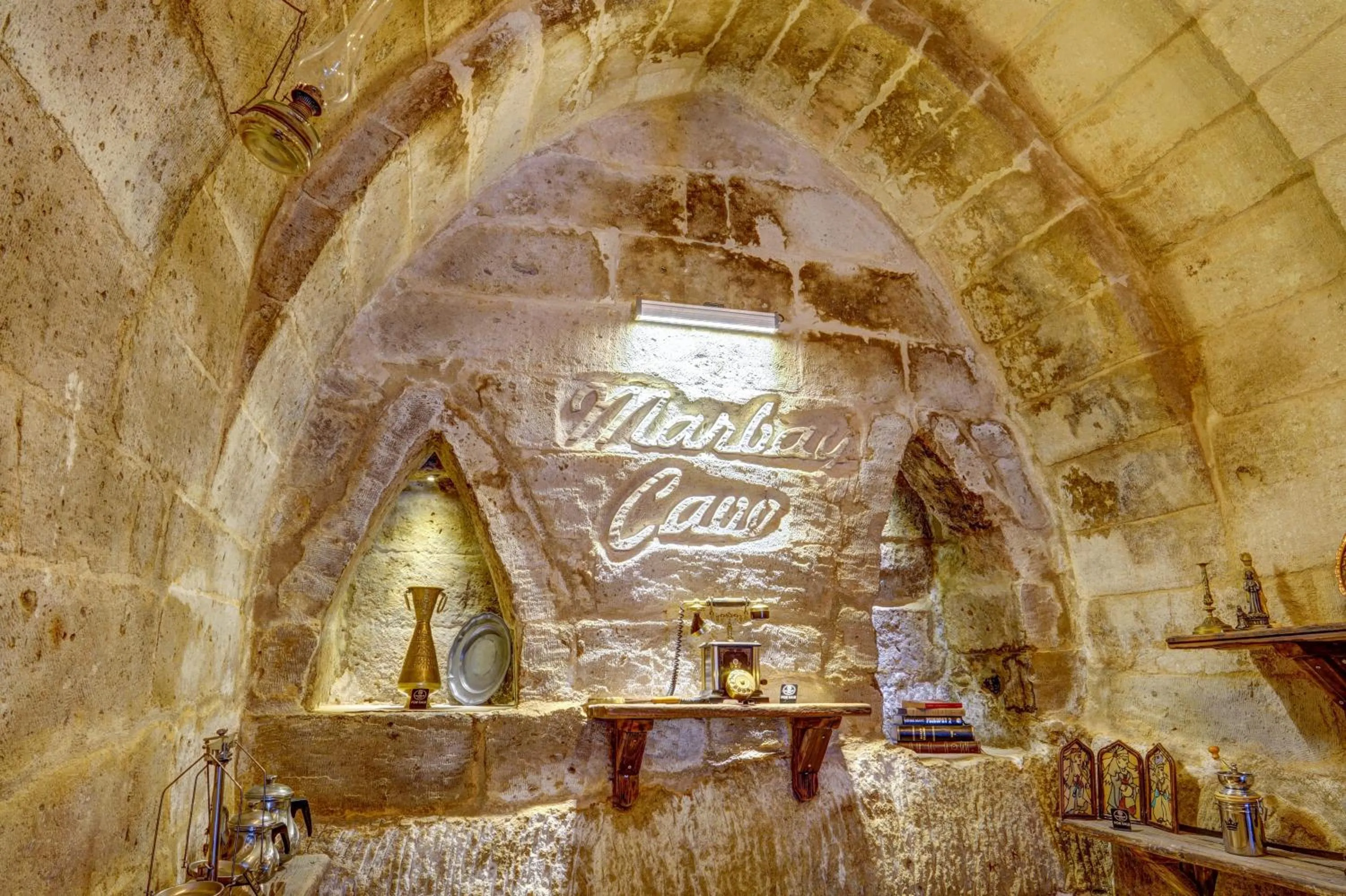 Landmark view in Marbay Cave Cappadocia