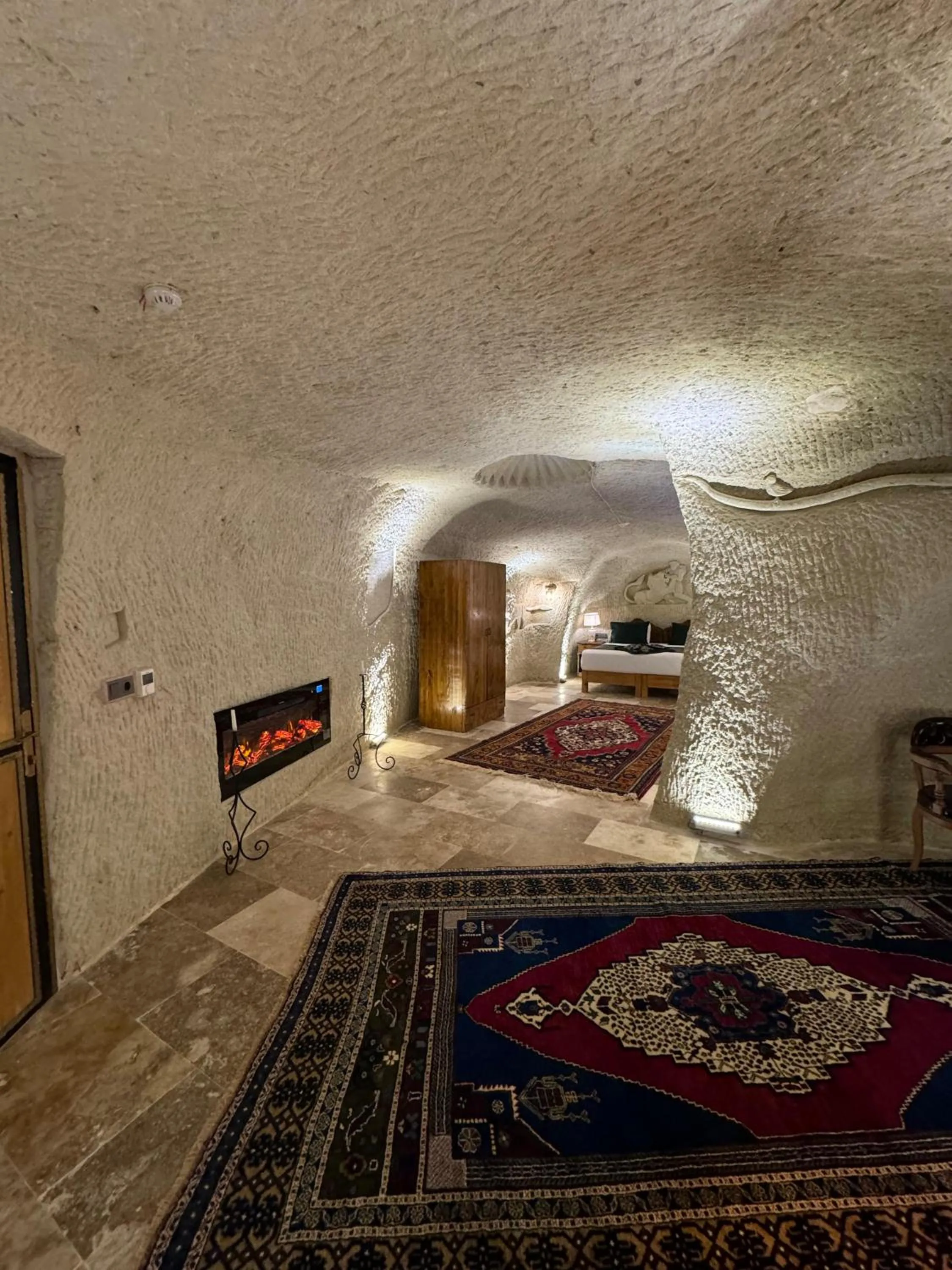 Bed in Marbay Cave Cappadocia