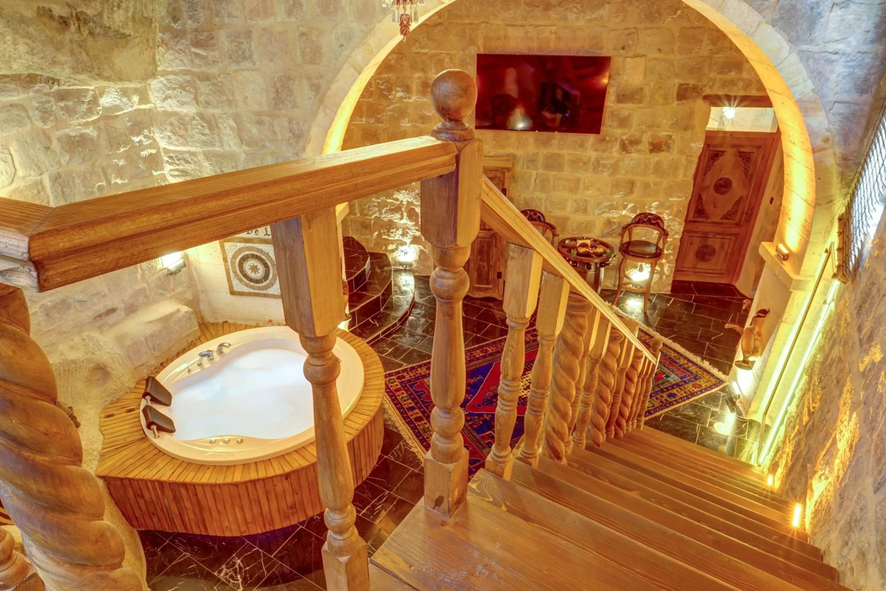 Decorative detail in Marbay Cave Cappadocia