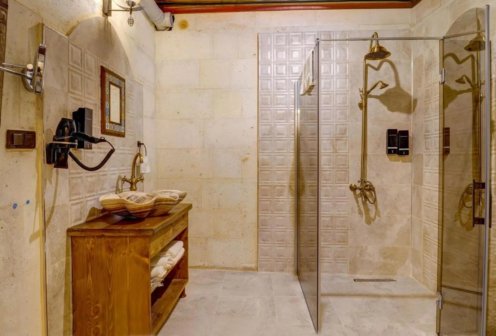 Bathroom in Marbay Cave Cappadocia