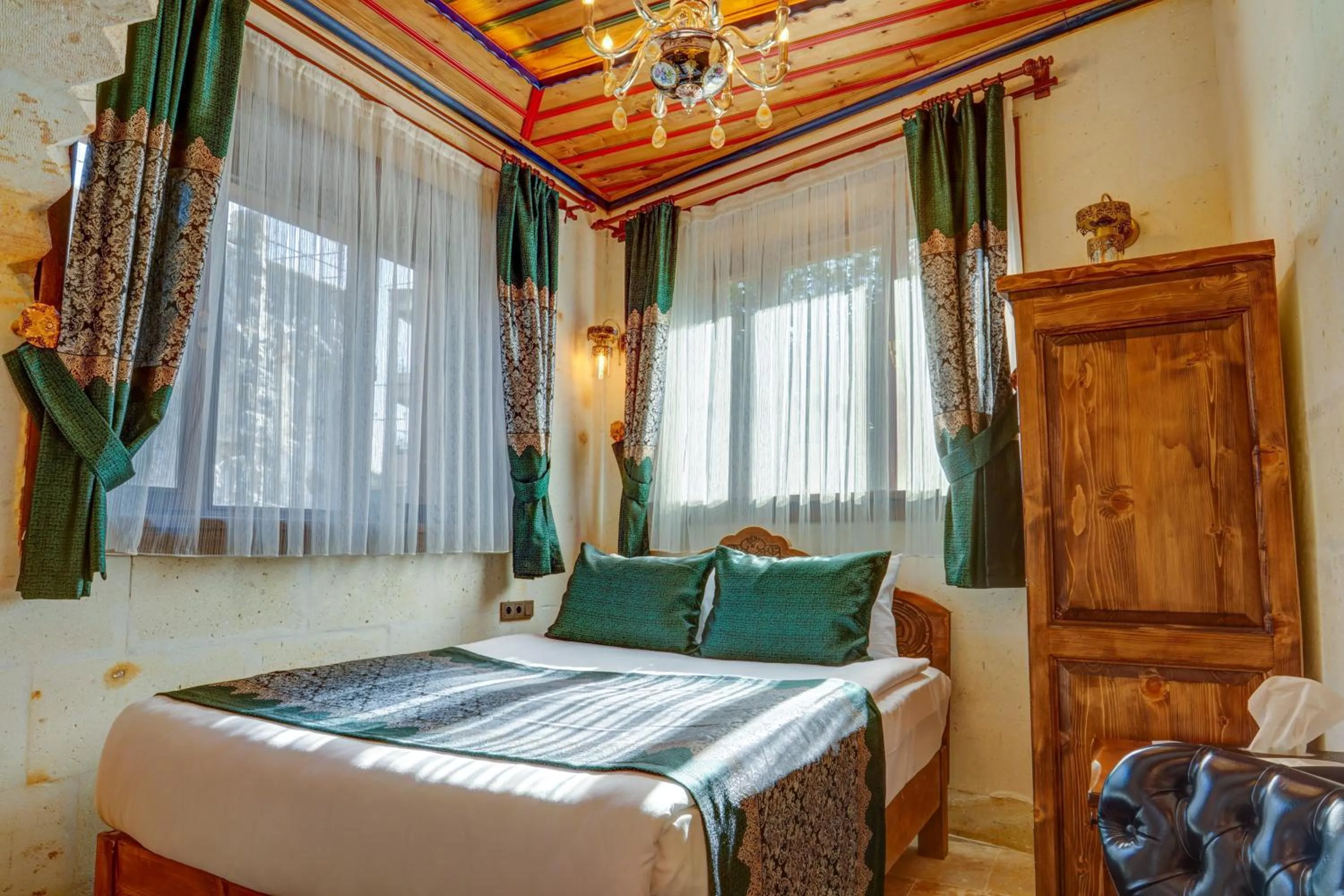 Bed in Marbay Cave Cappadocia