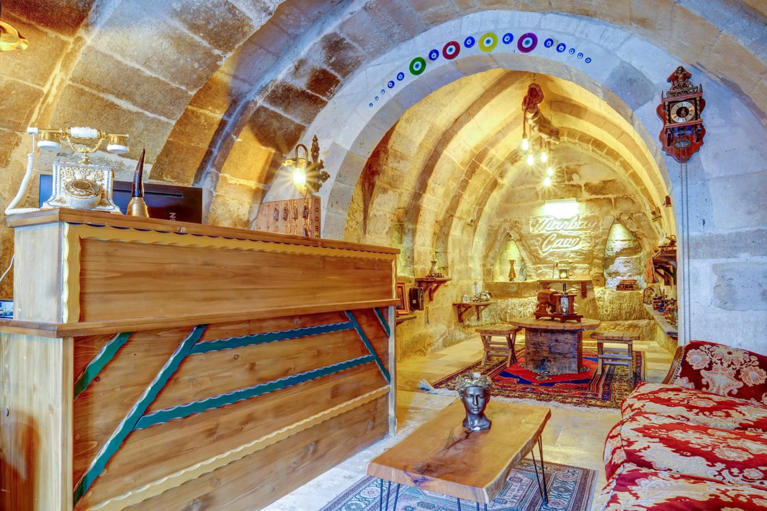 Lobby or reception in Marbay Cave Cappadocia