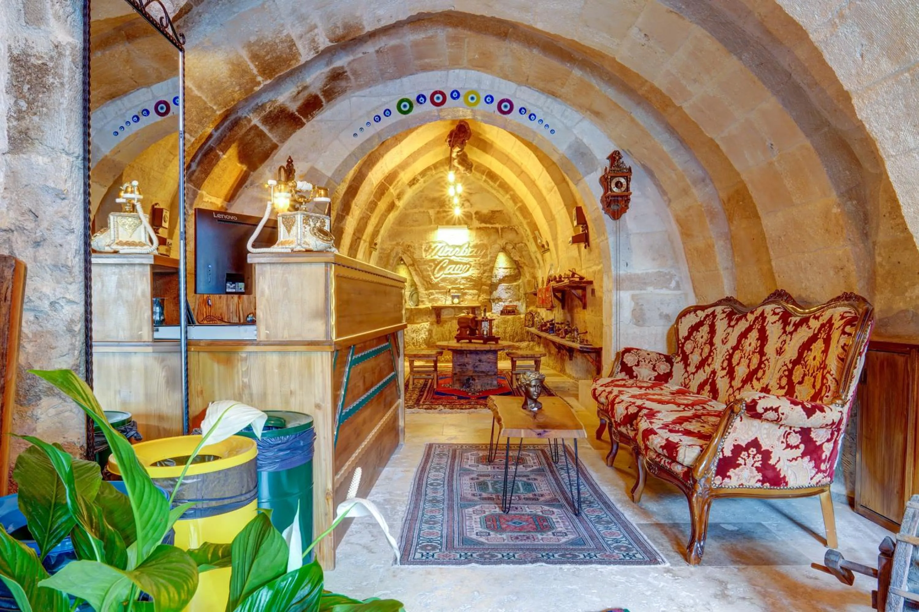 Lobby or reception in Marbay Cave Cappadocia
