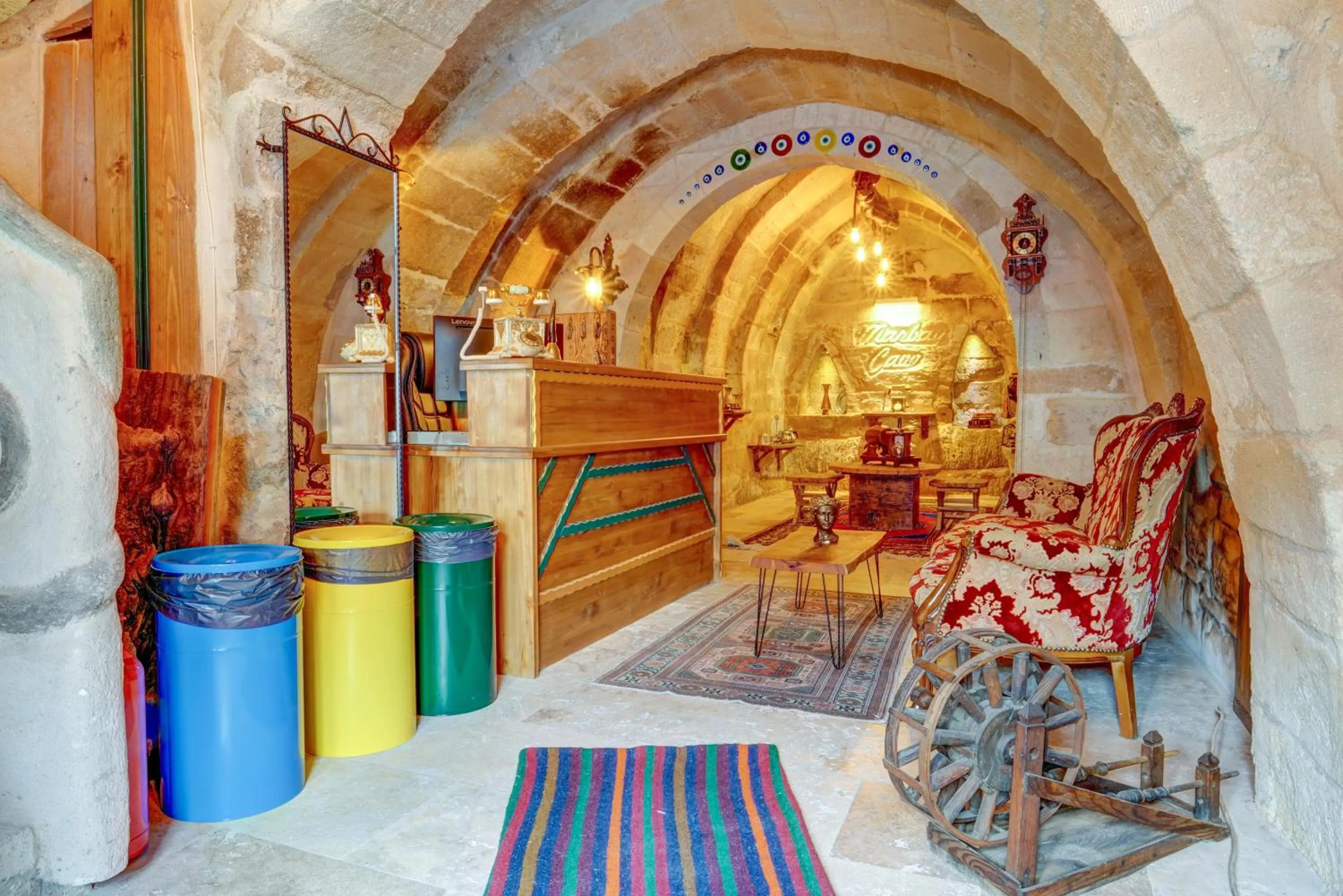 Lobby or reception in Marbay Cave Cappadocia
