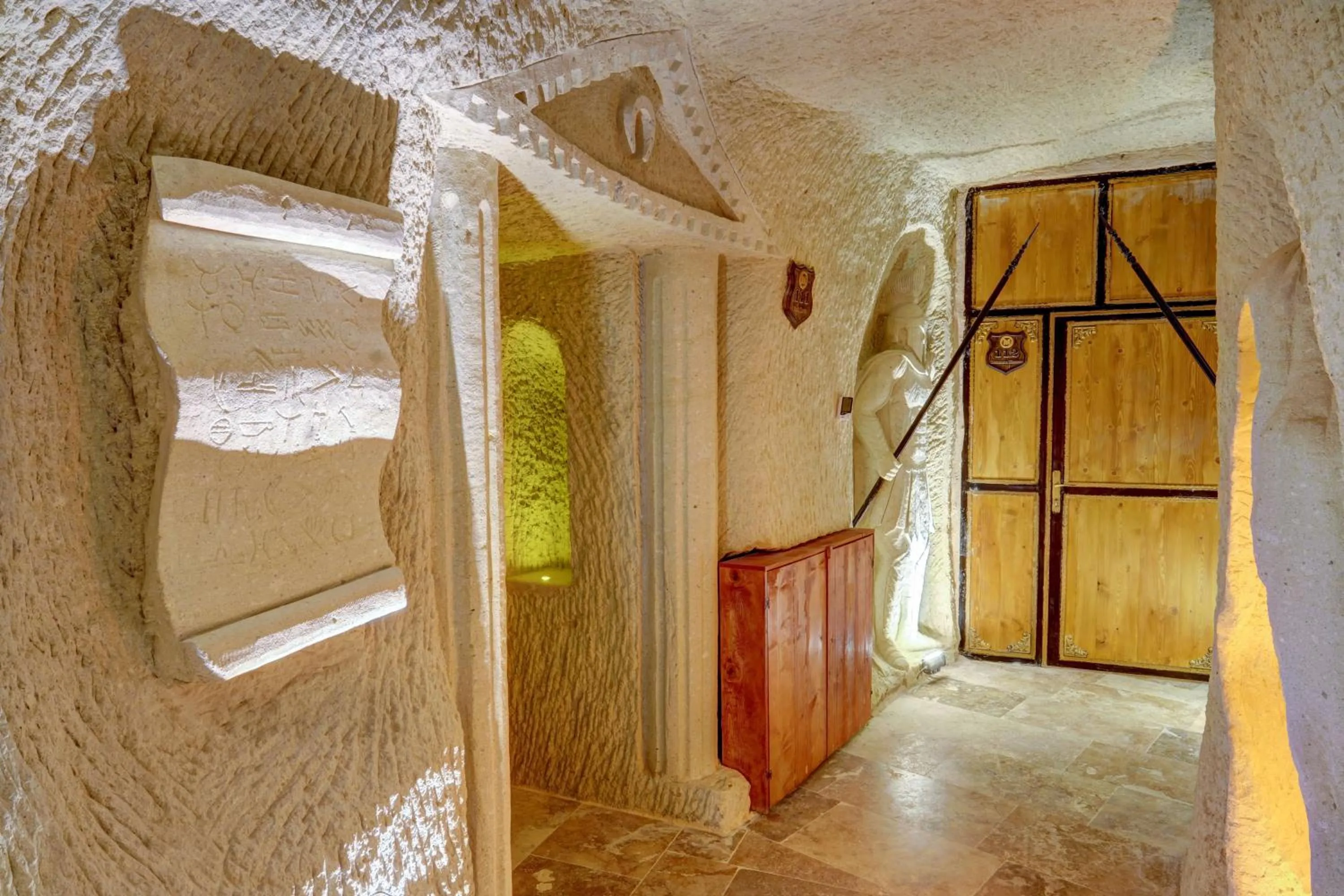 Facade/entrance in Marbay Cave Cappadocia