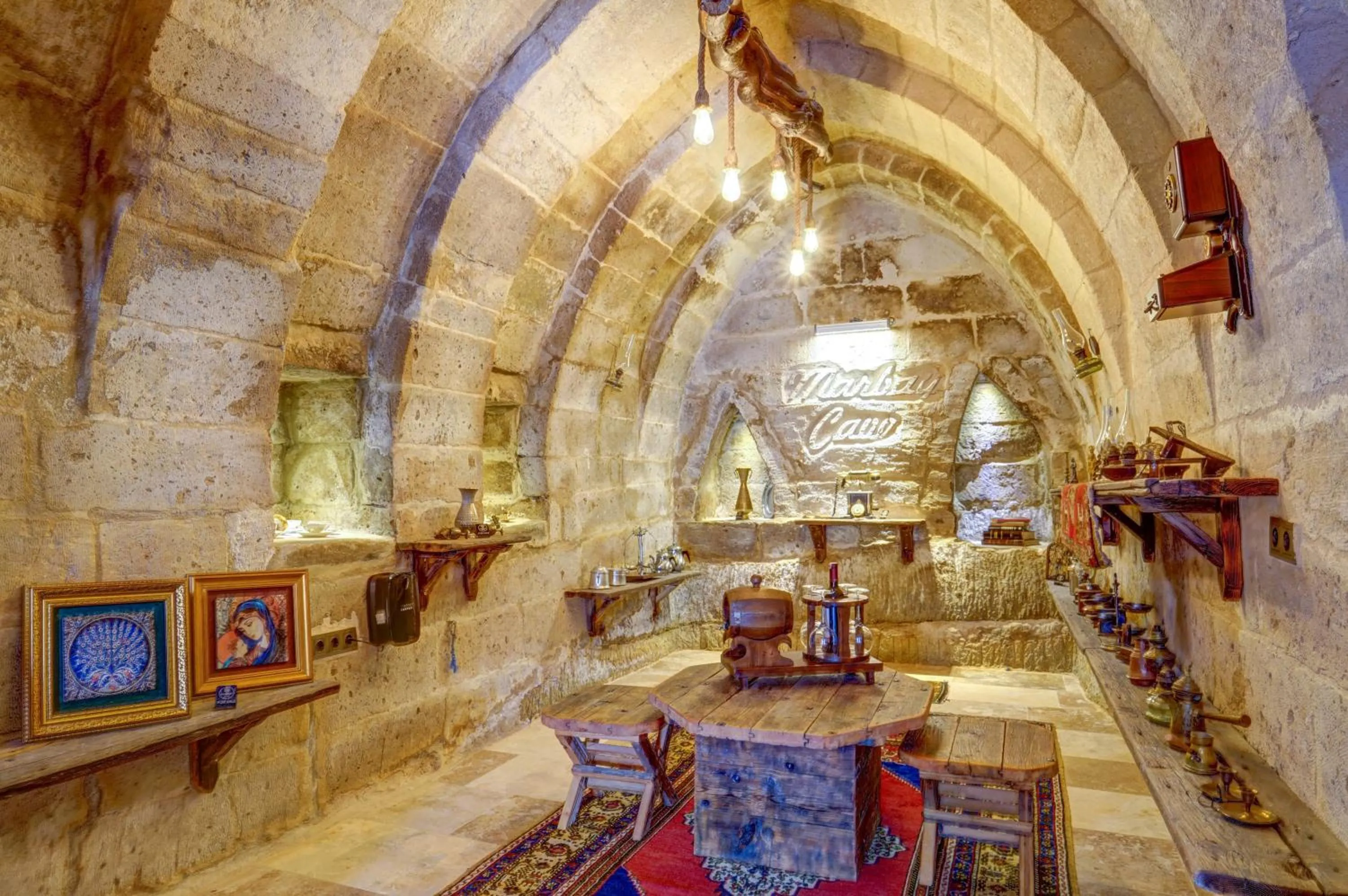 Lobby or reception in Marbay Cave Cappadocia