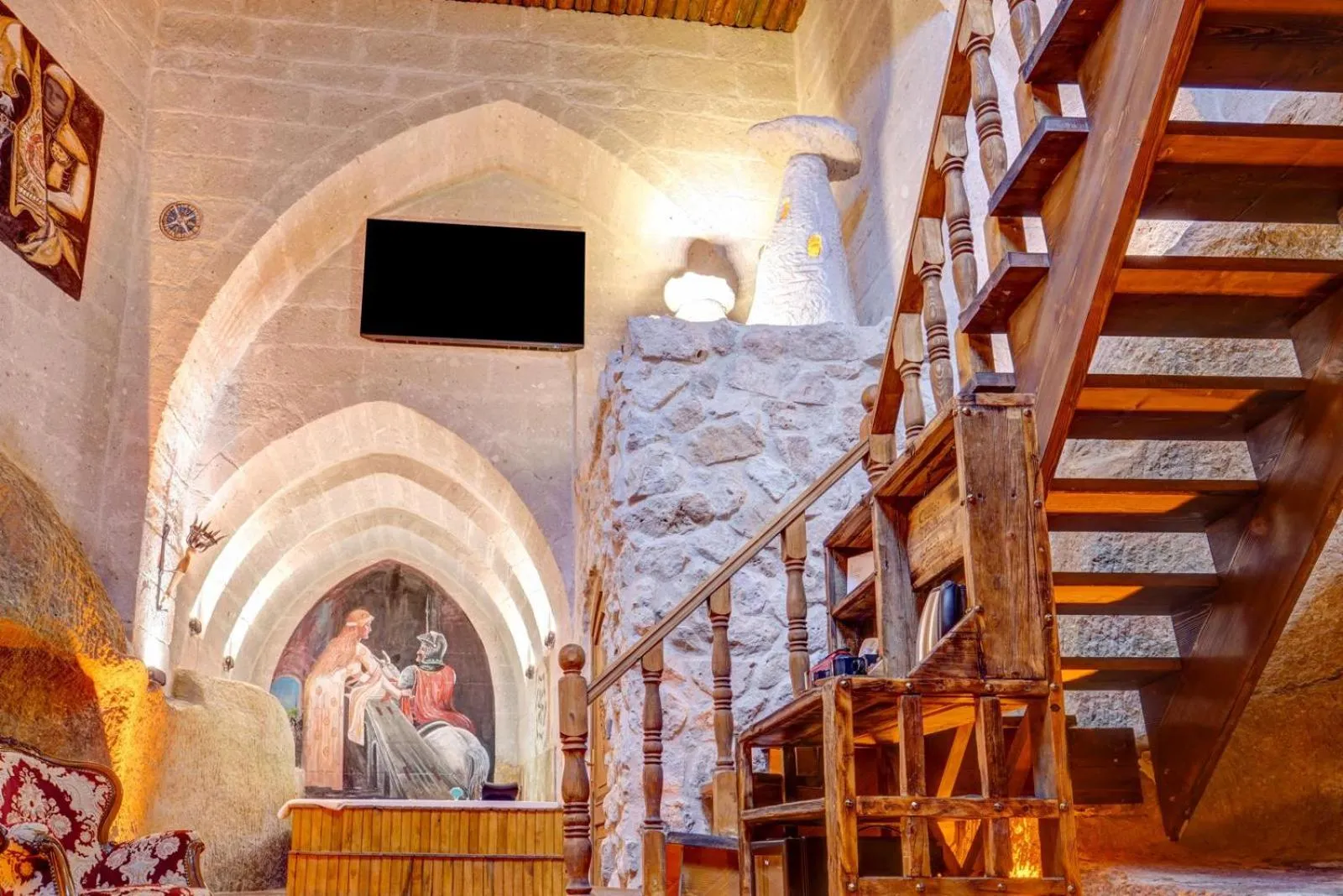 Family in Marbay Cave Cappadocia