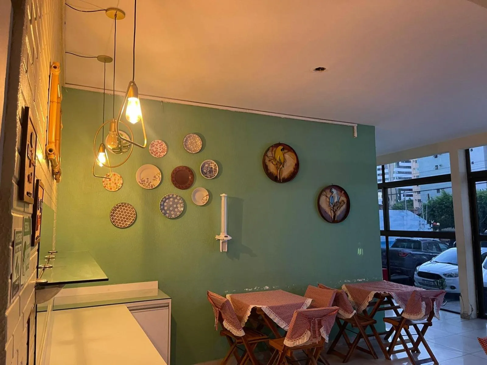 Dining area in A Cabana pousada