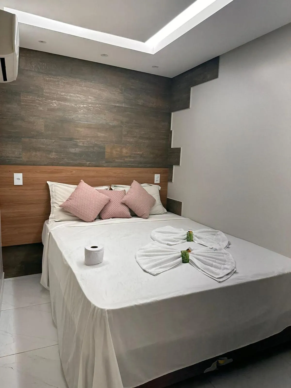 Bed in Pousada Beija Flor