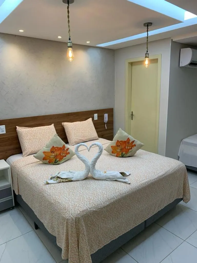 Photo of the whole room, Bed in Pousada Beija Flor