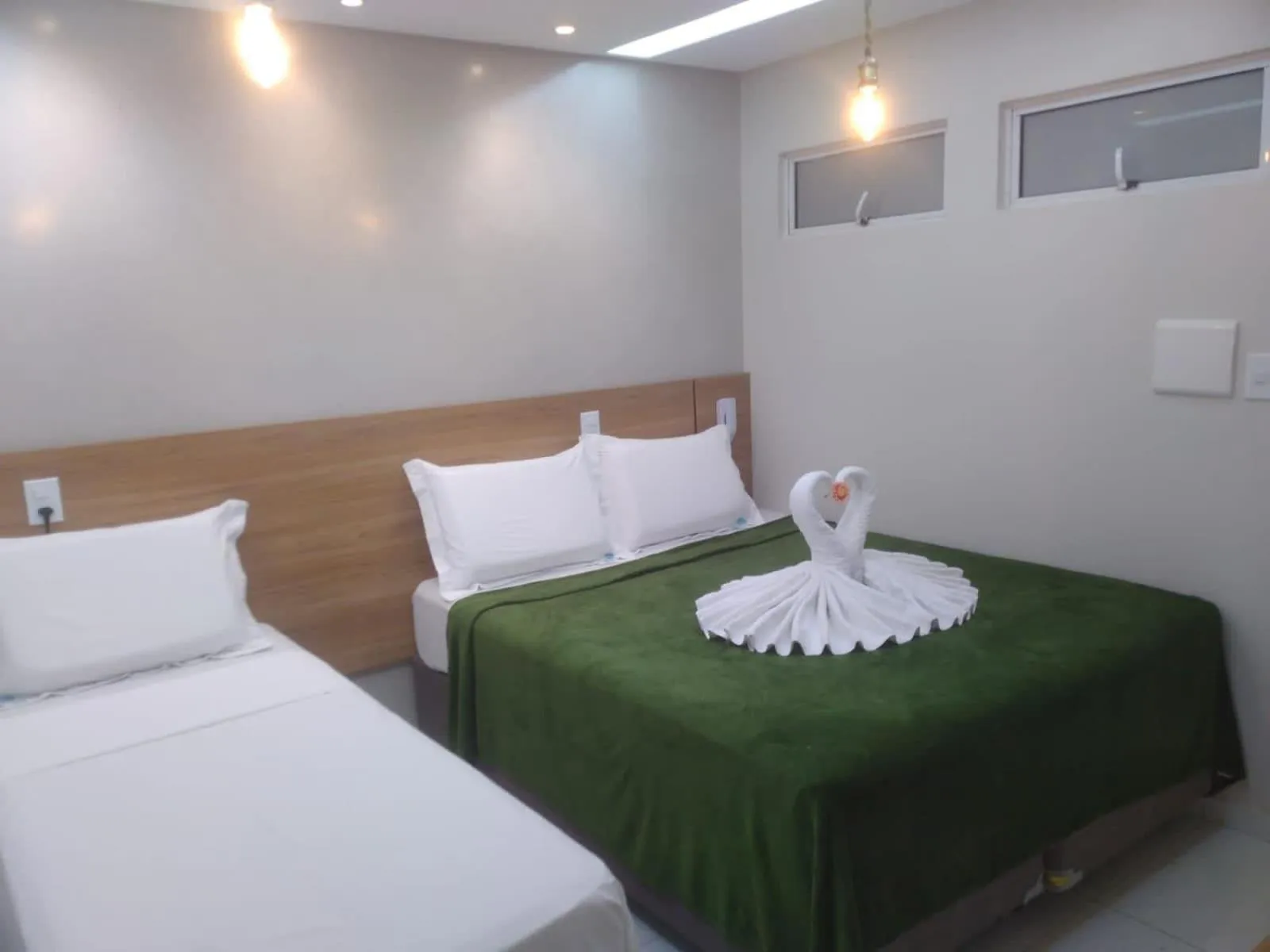 Photo of the whole room, Bed in Pousada Beija Flor