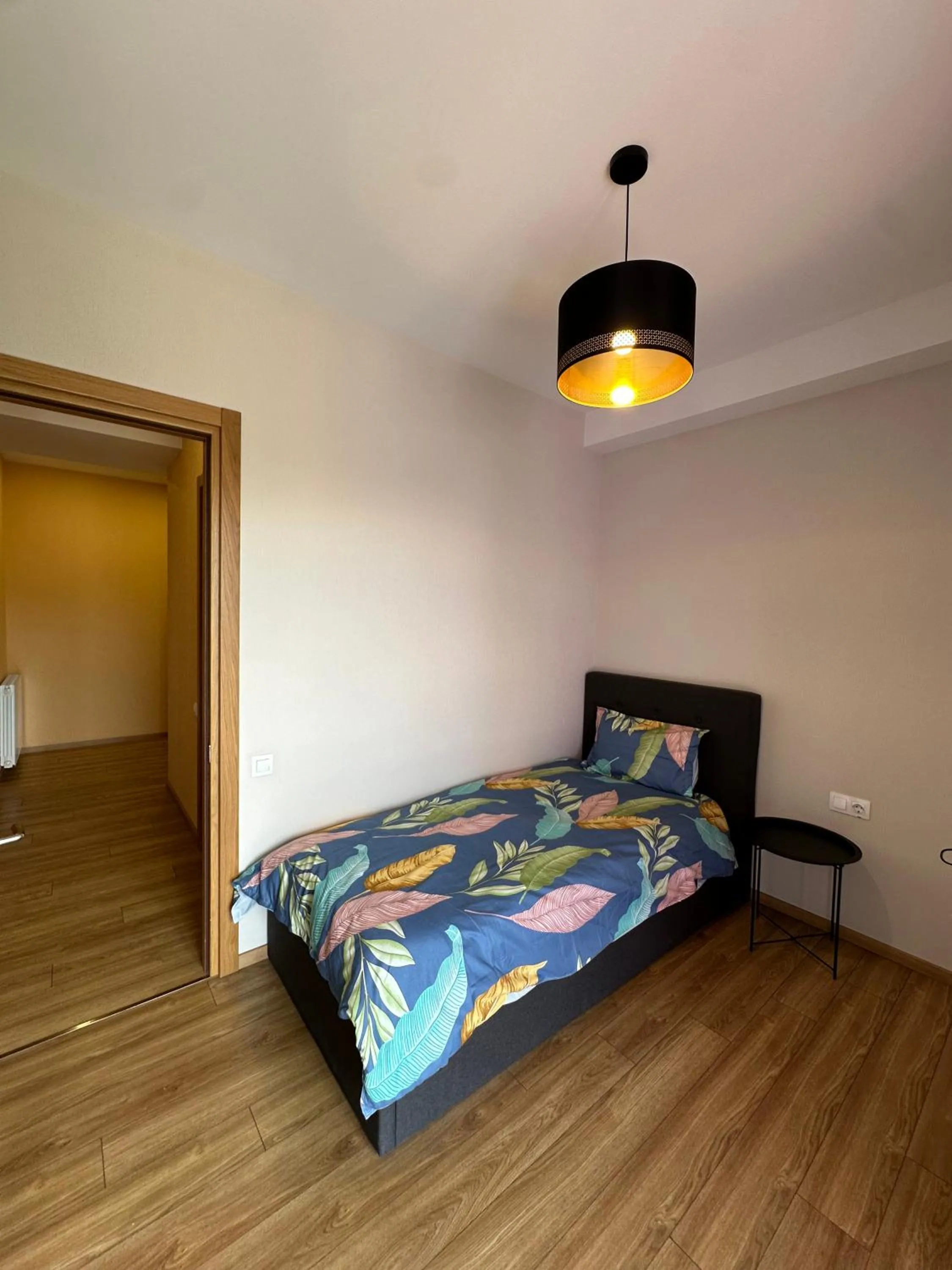 Bed in SoTa Metekhi Hotel