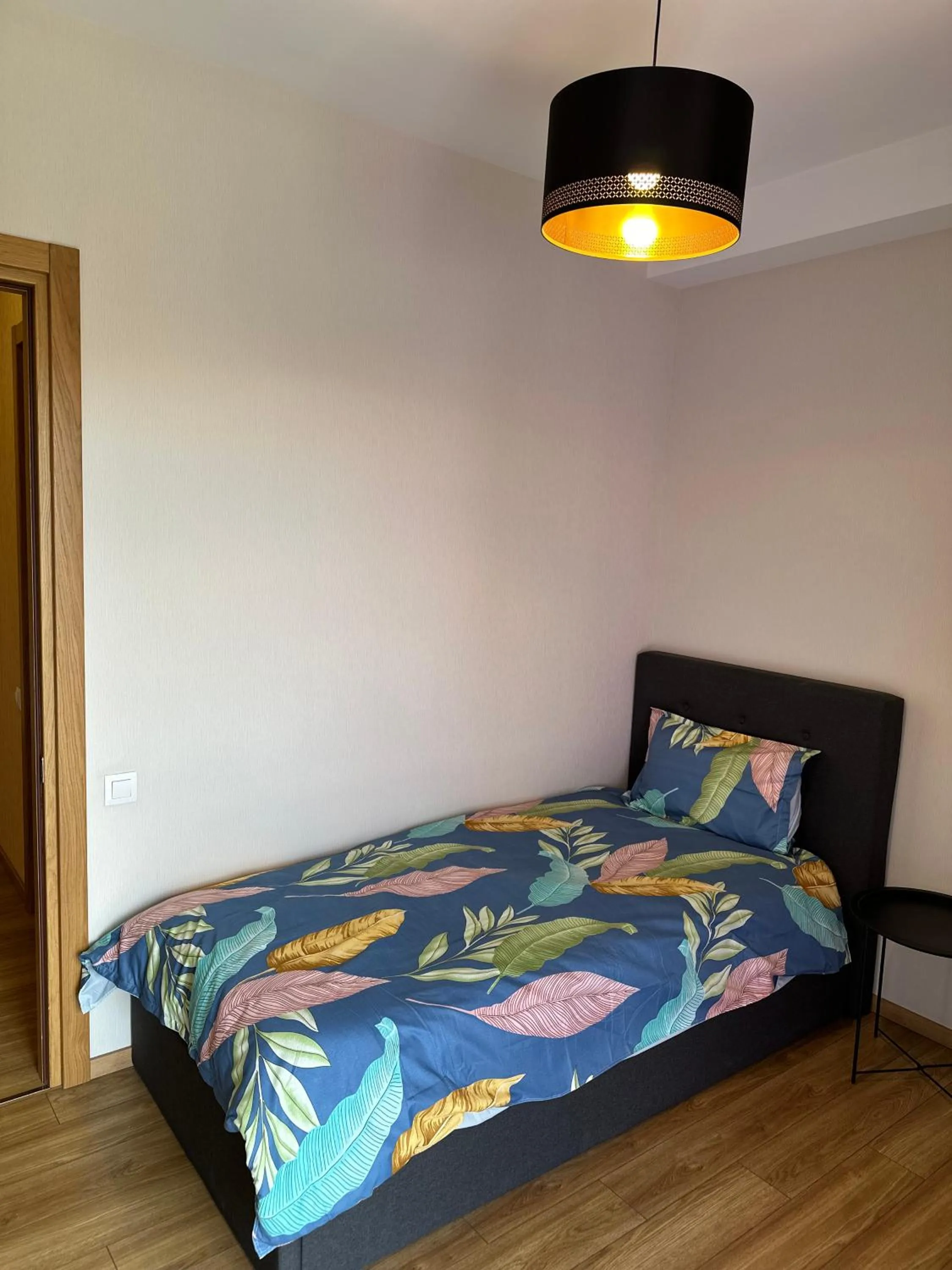 Bed in SoTa Metekhi Hotel