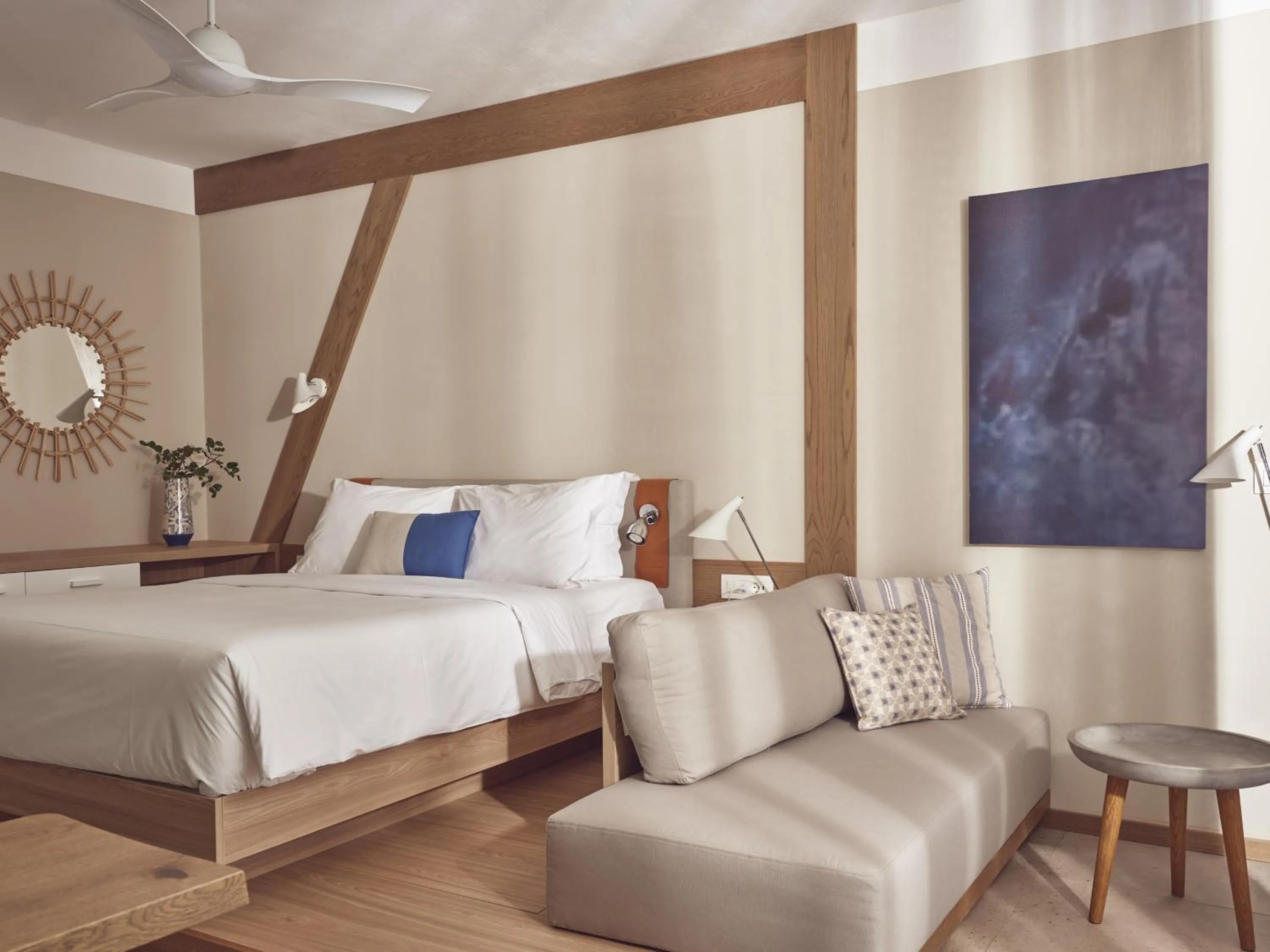 Bed in Domes Aulus Elounda All-Inclusive Resort, Adults only, Curio by Hilton