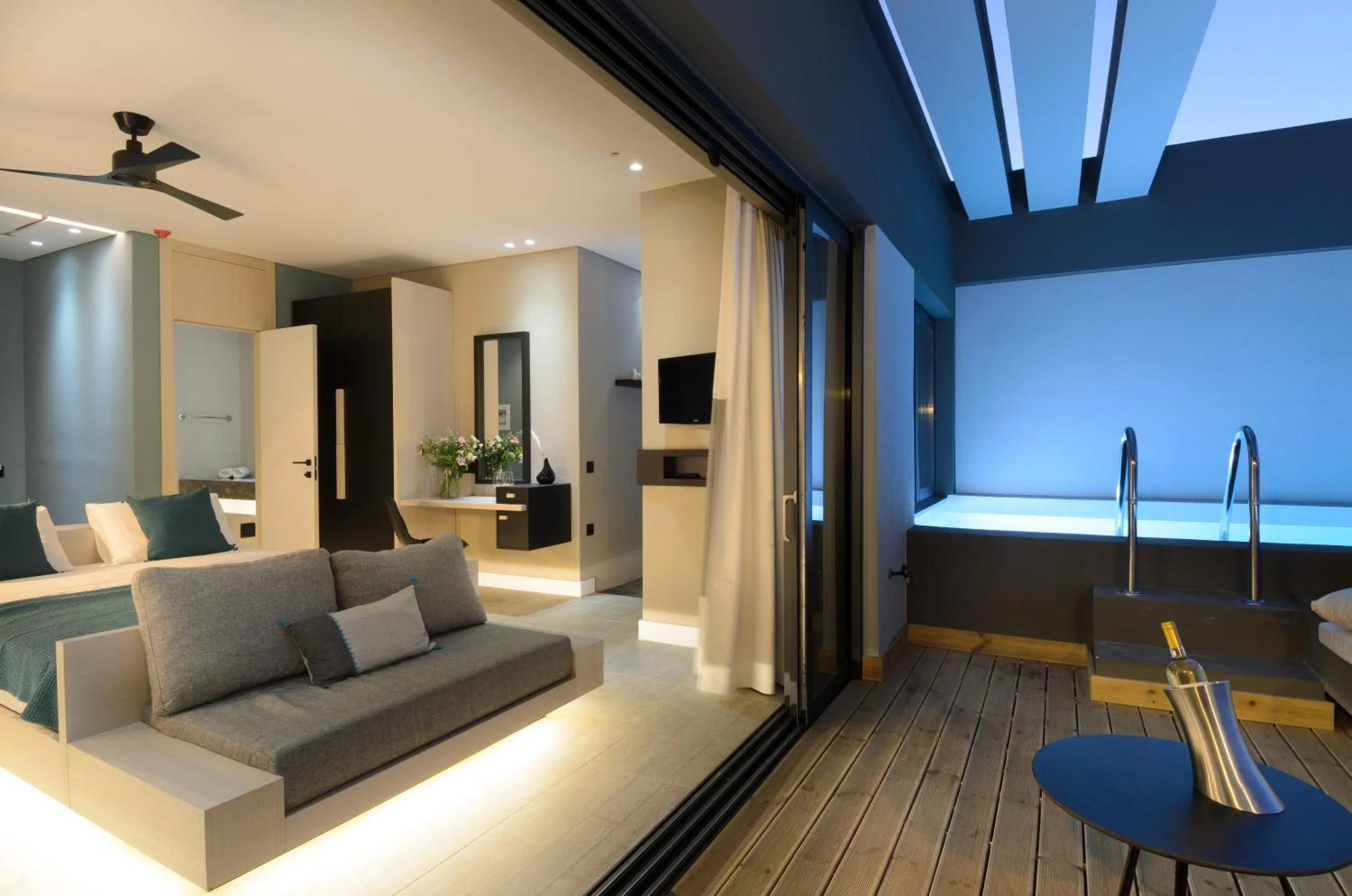 Seating area in Domes Aulus Elounda All-Inclusive Resort, Adults only, Curio by Hilton