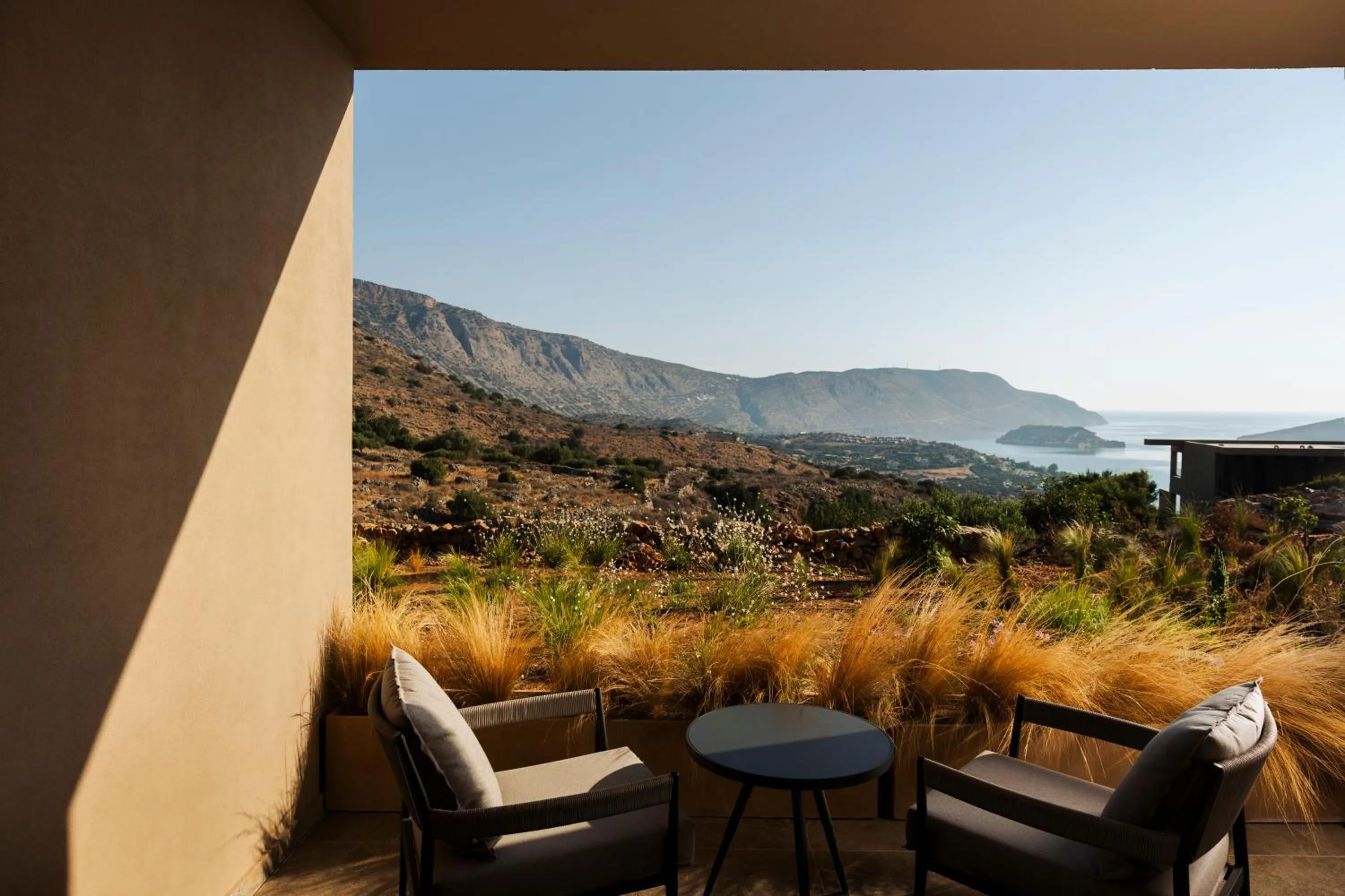 Balcony/Terrace in Domes Aulus Elounda All-Inclusive Resort, Adults only, Curio by Hilton