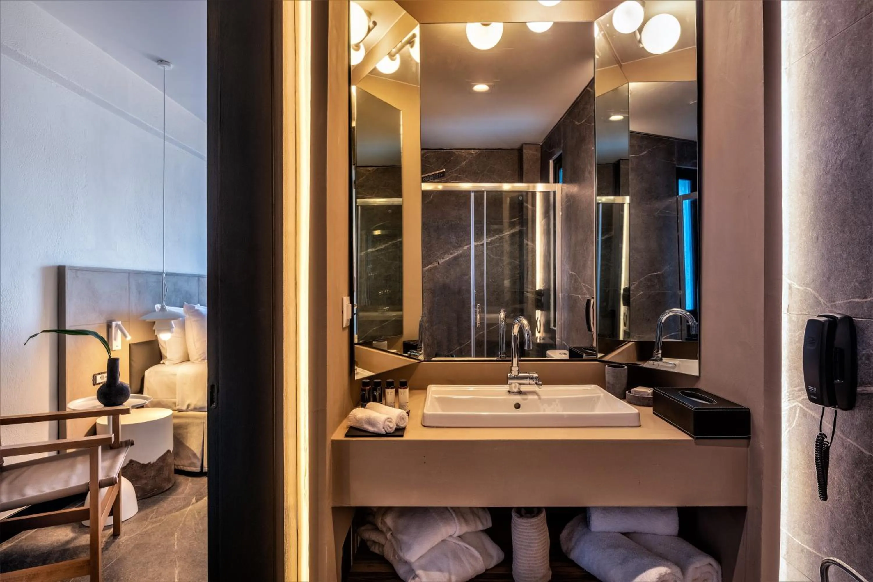 Bathroom in Domes Aulus Elounda All-Inclusive Resort, Adults only, Curio by Hilton