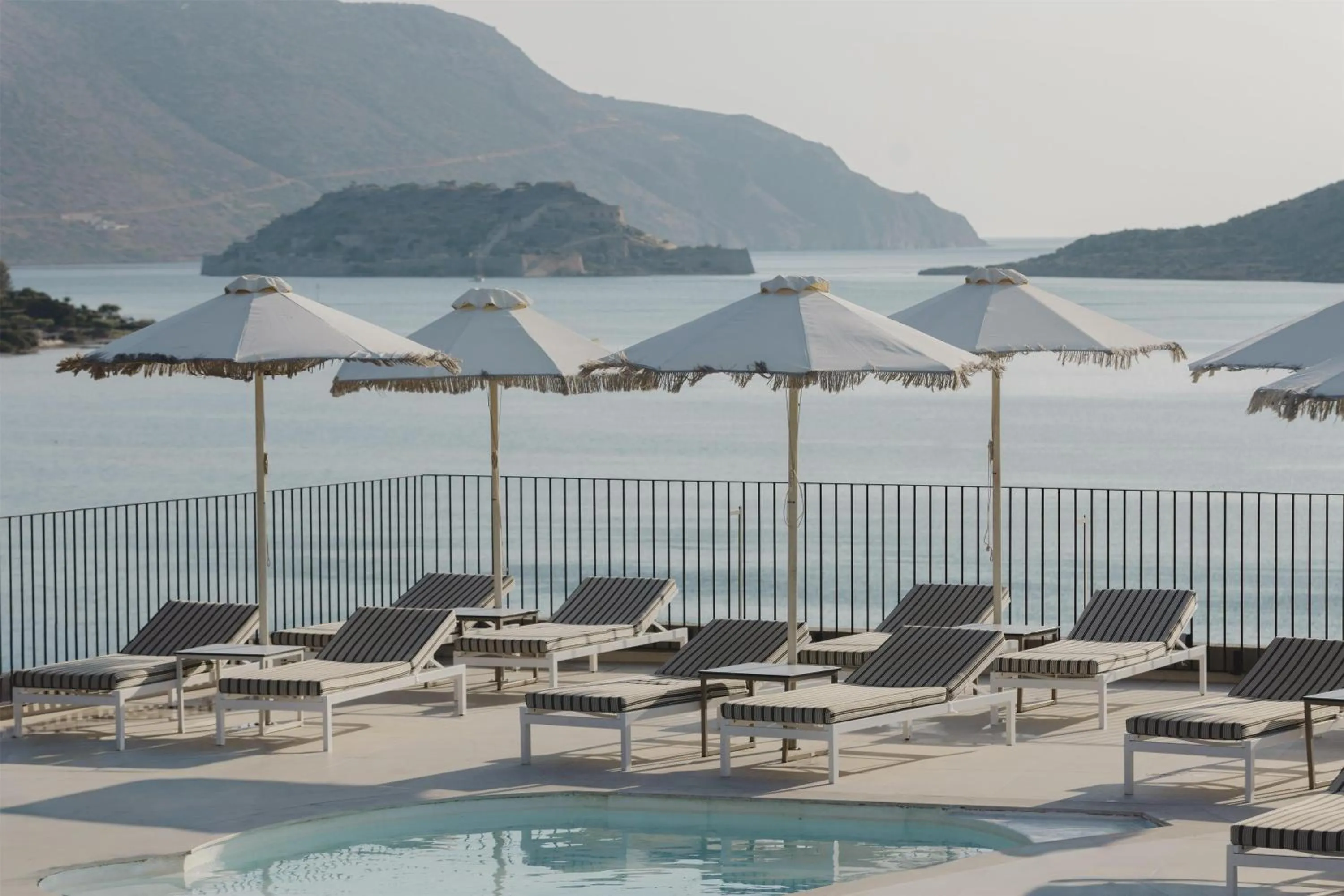 Pool view in Domes Aulus Elounda All-Inclusive Resort, Adults only, Curio by Hilton