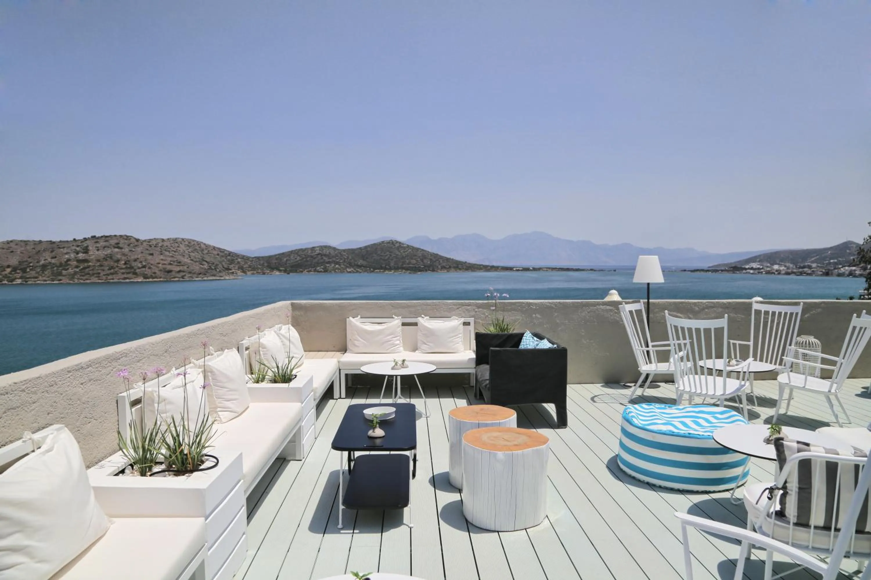 Balcony/Terrace in Domes Aulus Elounda All-Inclusive Resort, Adults only, Curio by Hilton