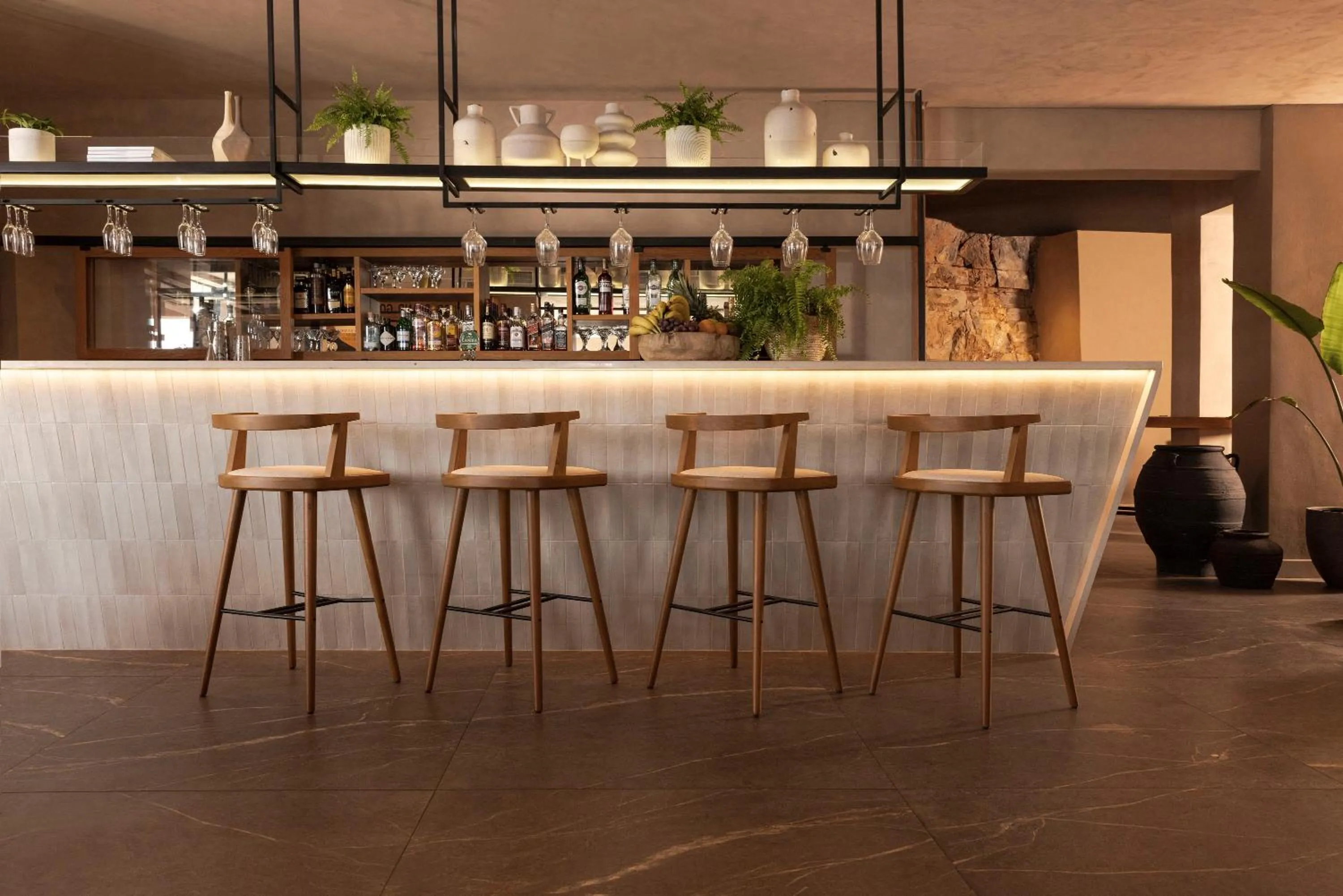 Lounge or bar in Domes Aulus Elounda All-Inclusive Resort, Adults only, Curio by Hilton