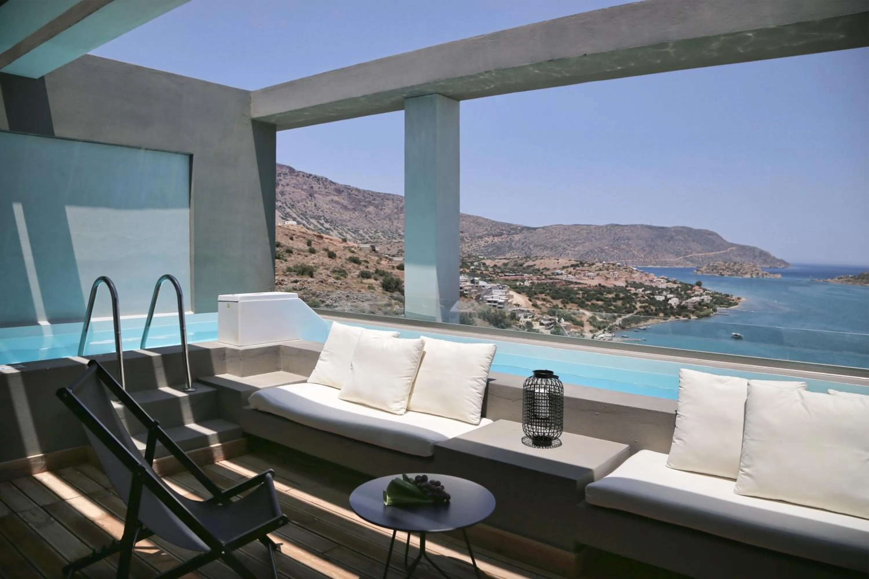 Balcony/Terrace in Domes Aulus Elounda All-Inclusive Resort, Adults only, Curio by Hilton