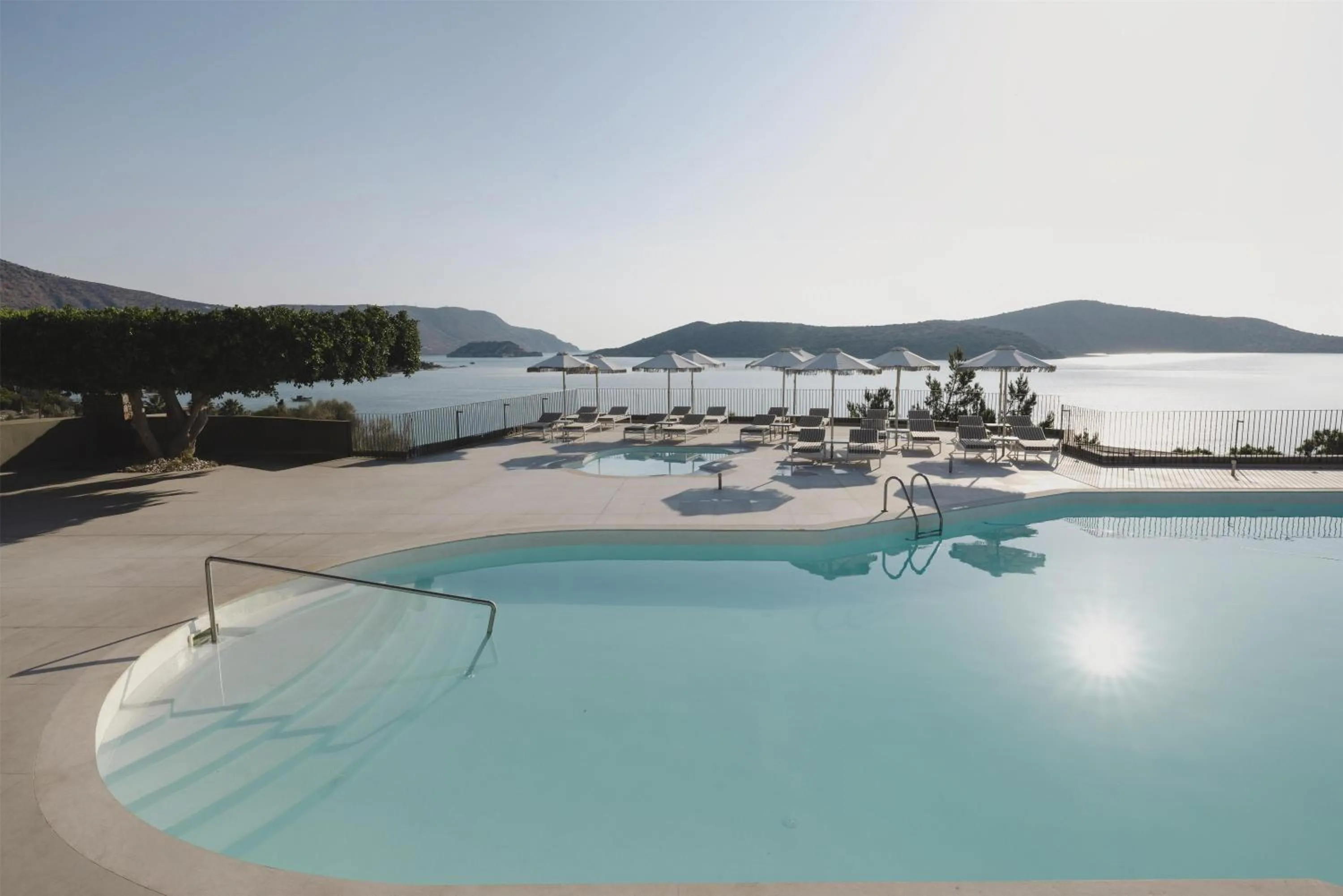 Pool view in Domes Aulus Elounda All-Inclusive Resort, Adults only, Curio by Hilton