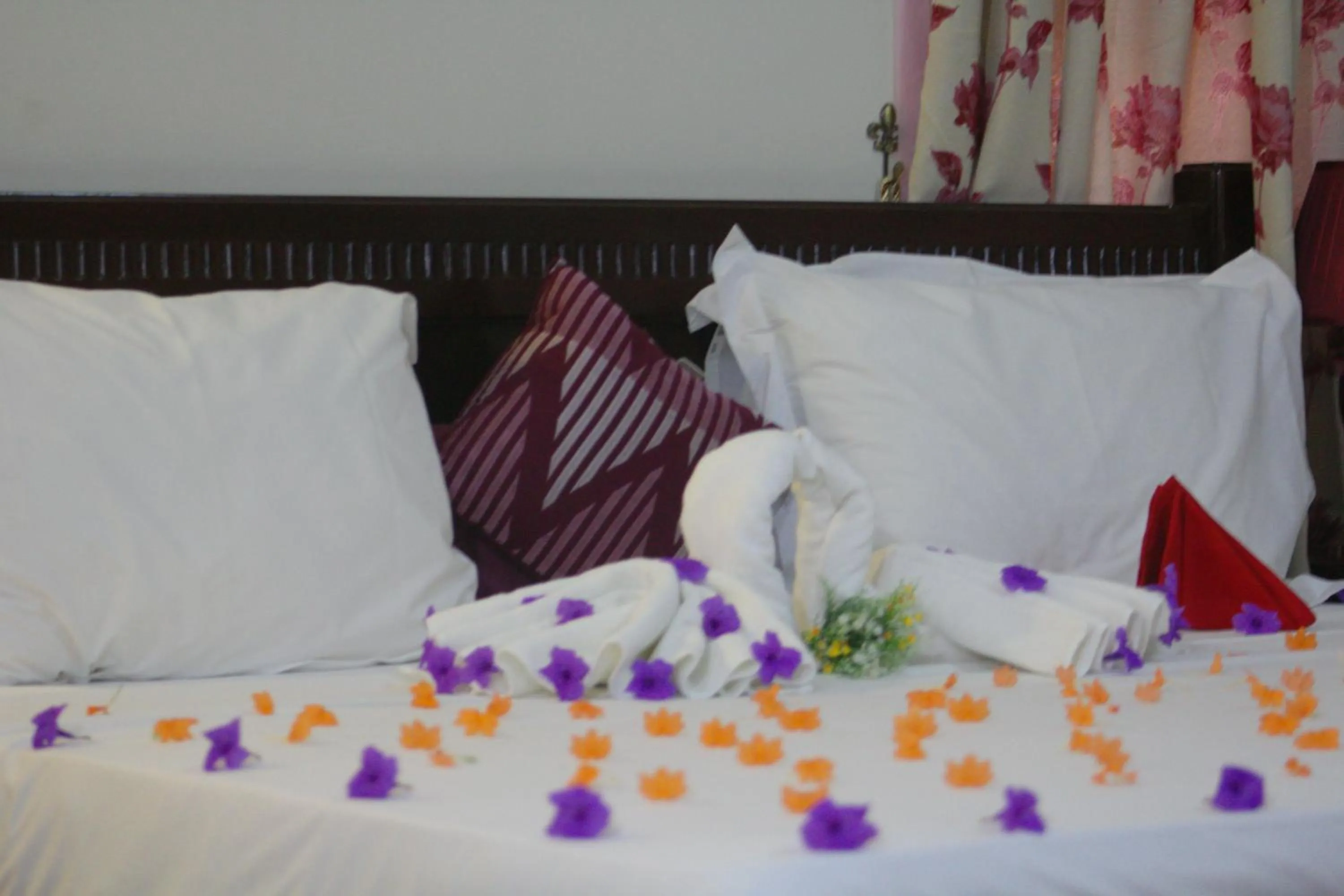 Bed in Gold Plus Hotel Ghana