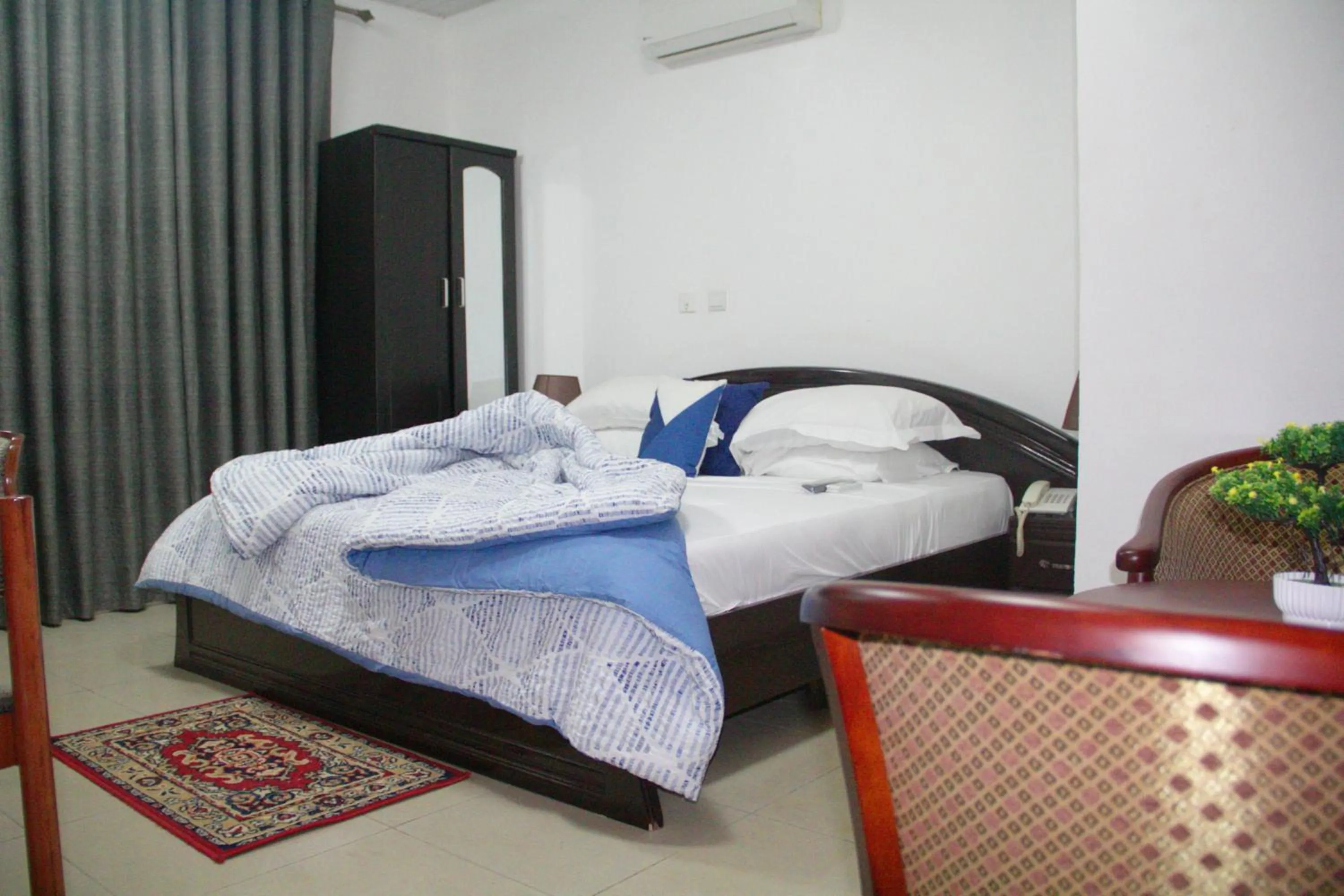 Bed in Gold Plus Hotel Ghana