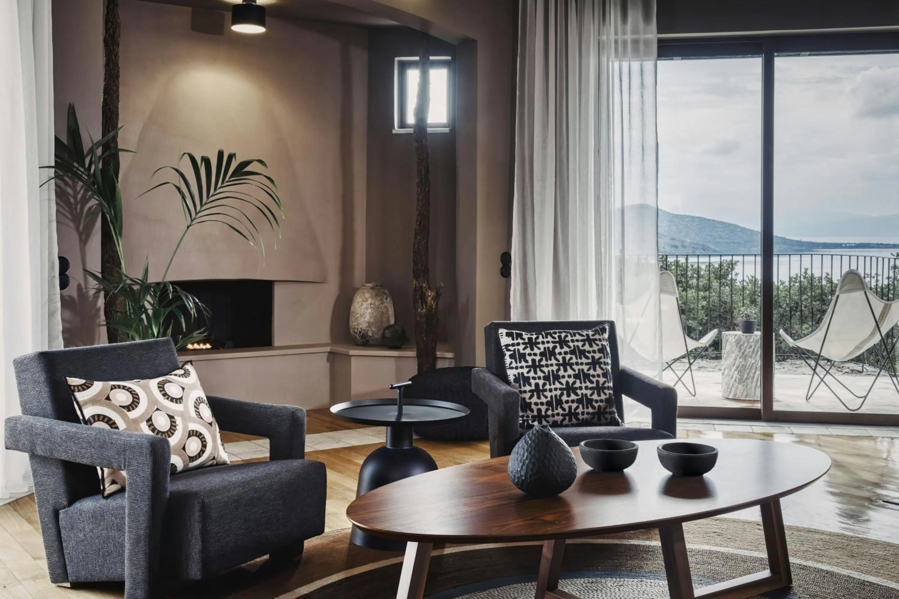 Living room in Domes of Elounda, Autograph Collection