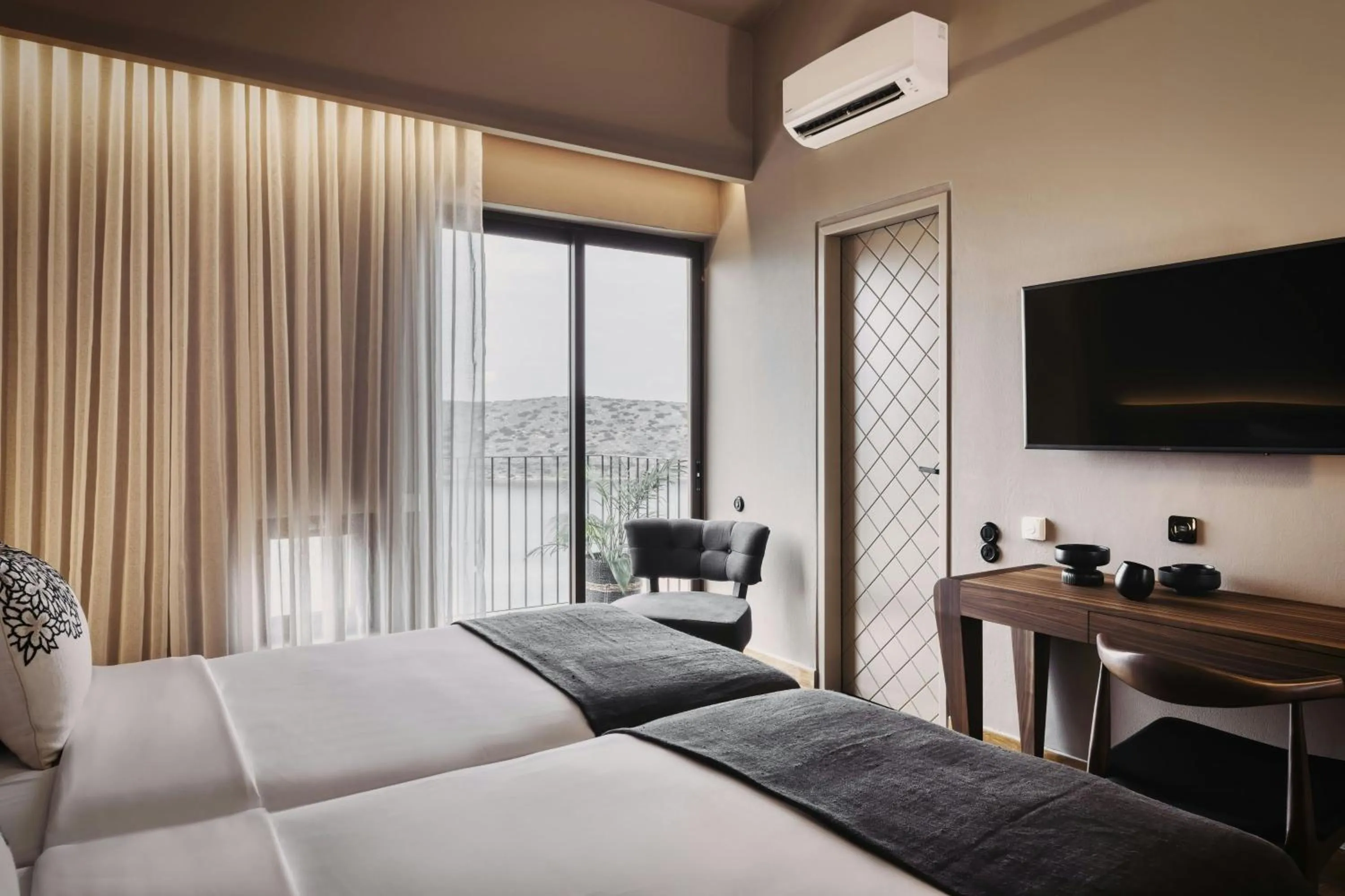 Bedroom, Bed in Domes of Elounda, Autograph Collection