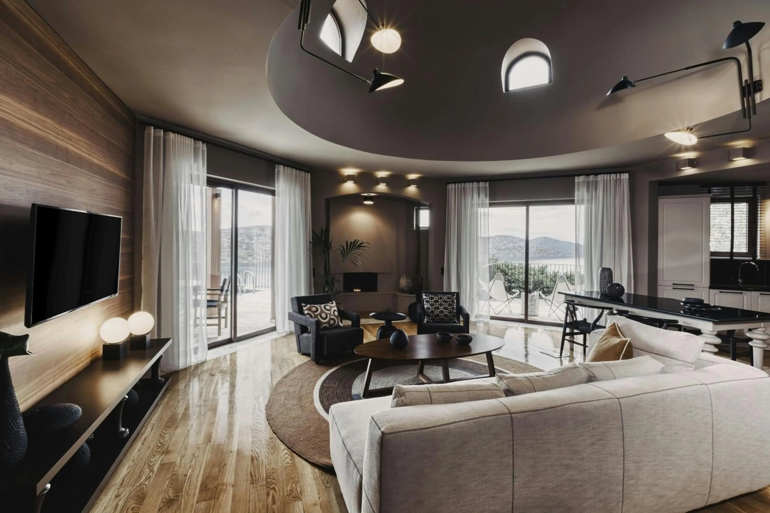 Living room in Domes of Elounda, Autograph Collection