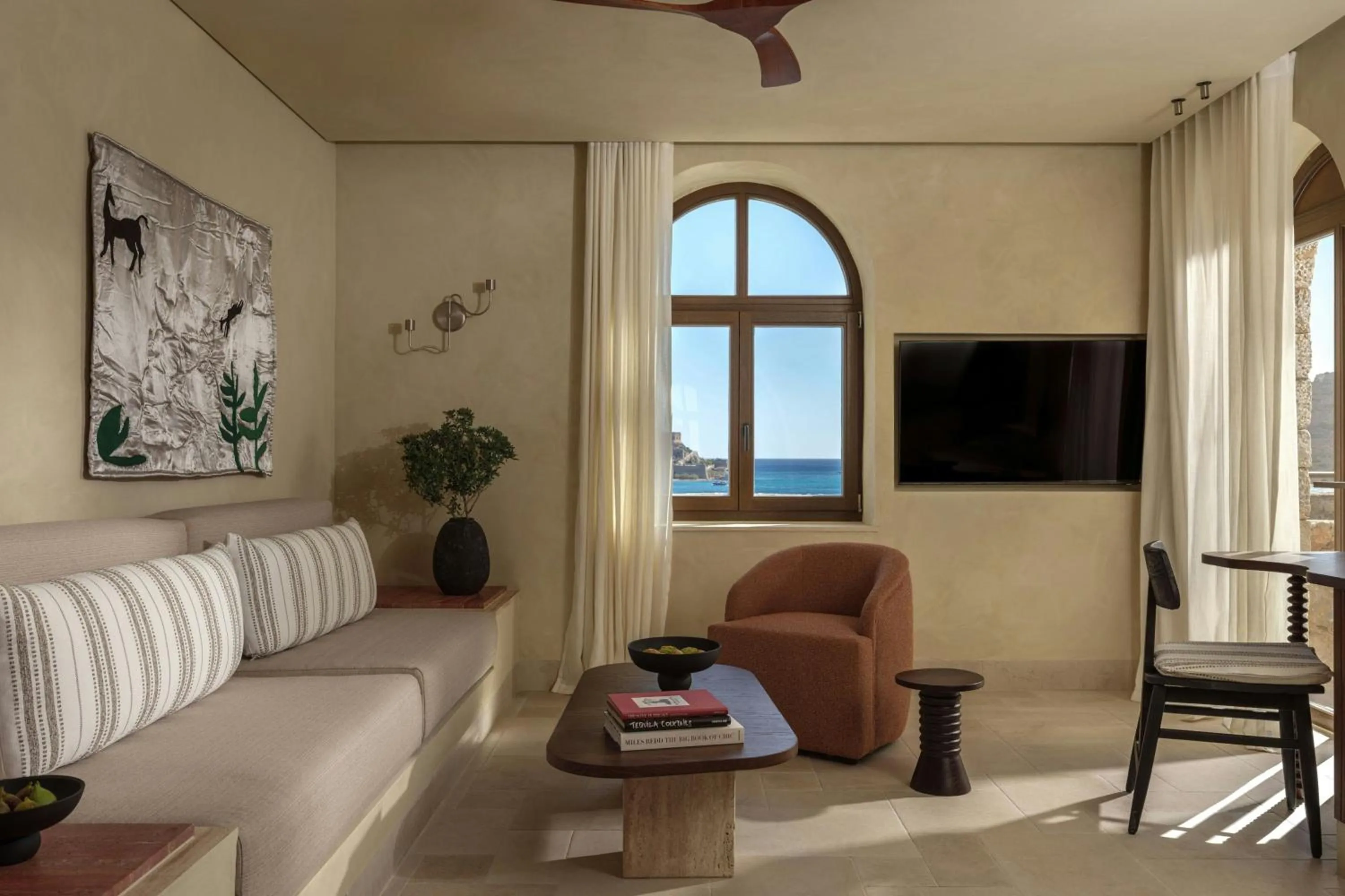 Photo of the whole room, Bed in Domes of Elounda, Autograph Collection