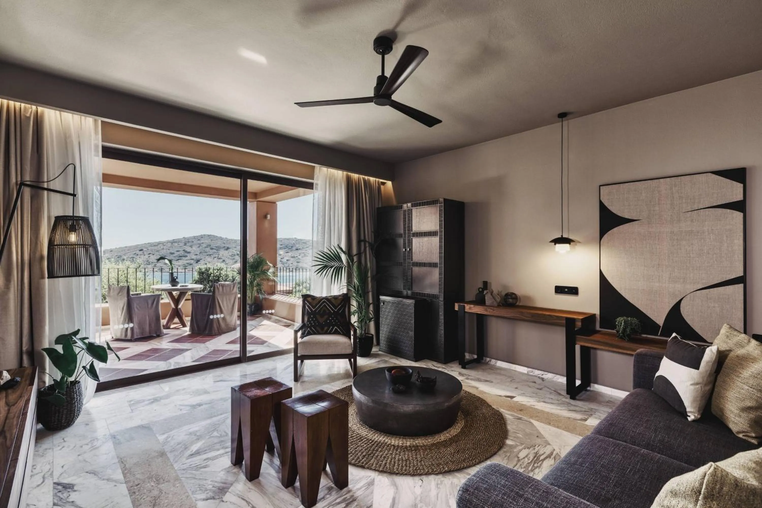 Photo of the whole room, Bed in Domes of Elounda, Autograph Collection