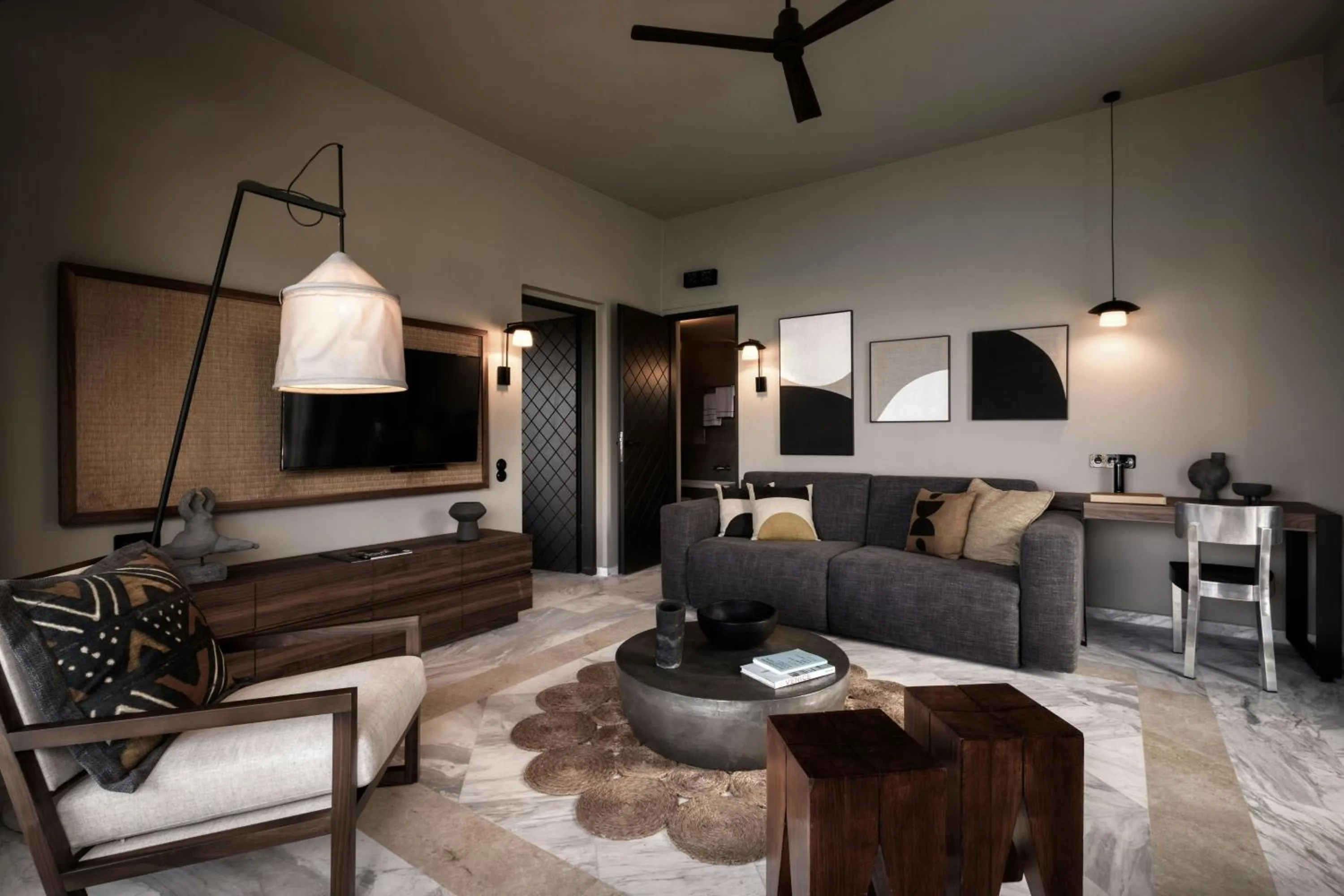 Living room in Domes of Elounda, Autograph Collection