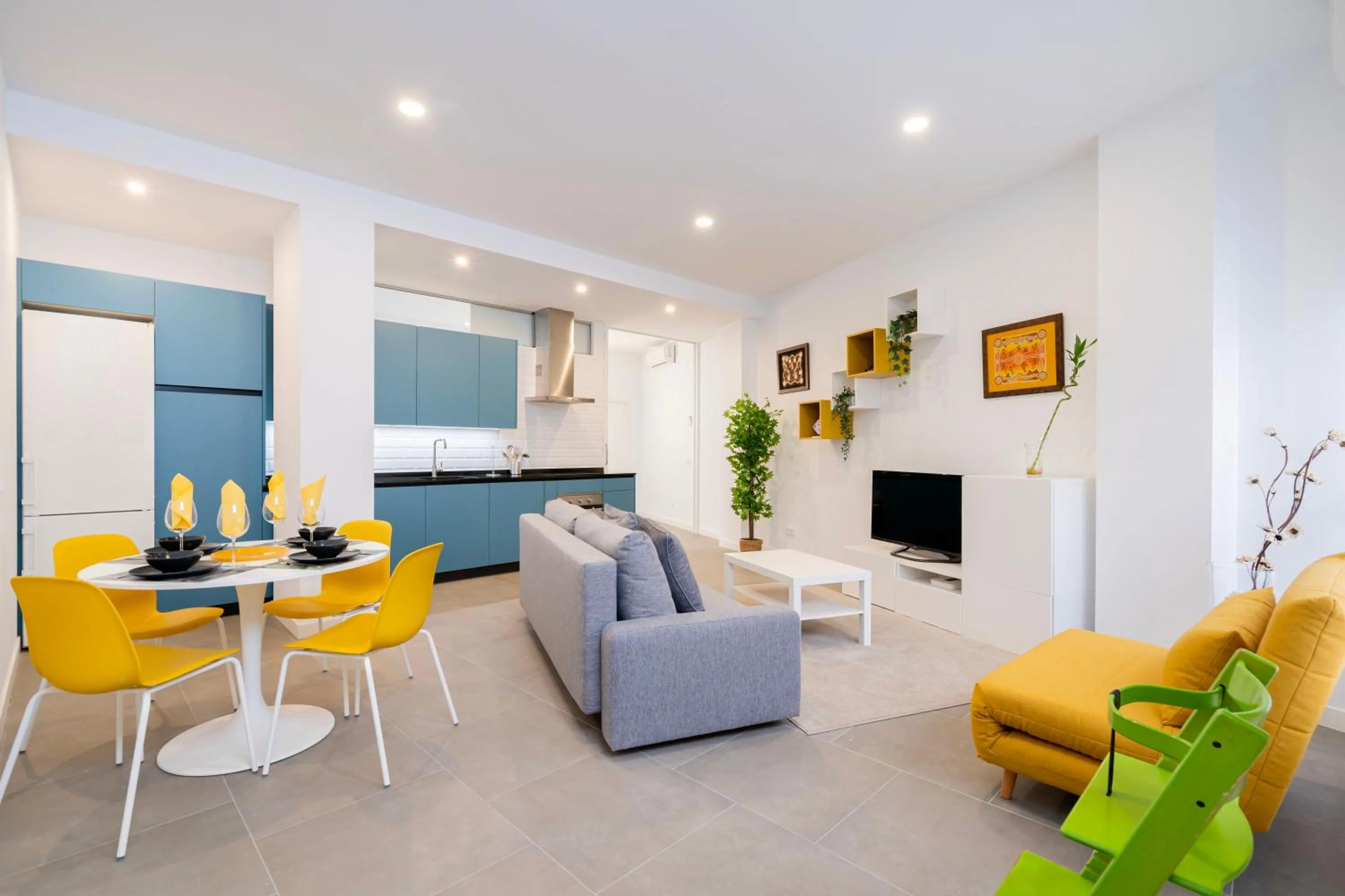 Living room in Dobo Madrid Cochabamba