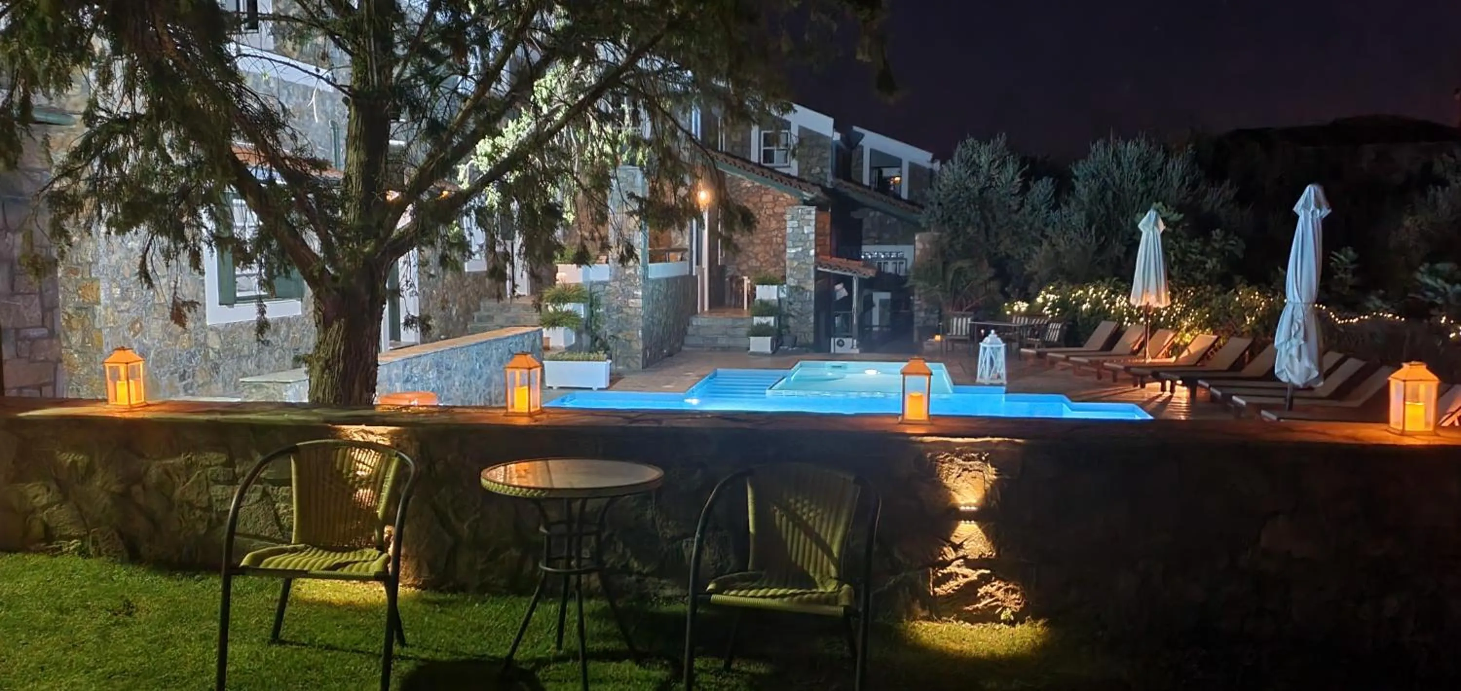 Night in Elia Village by Irida Iris Group