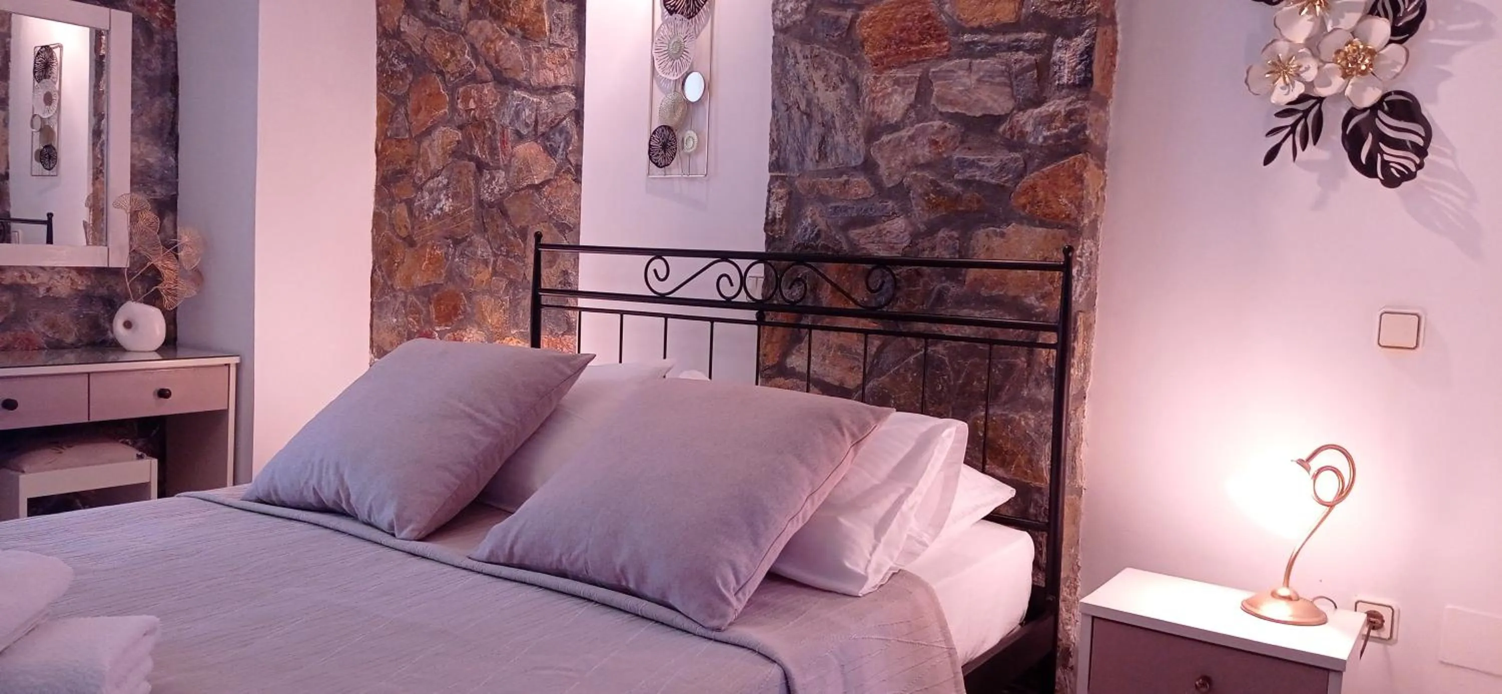 Bed in Elia Village by Irida Iris Group