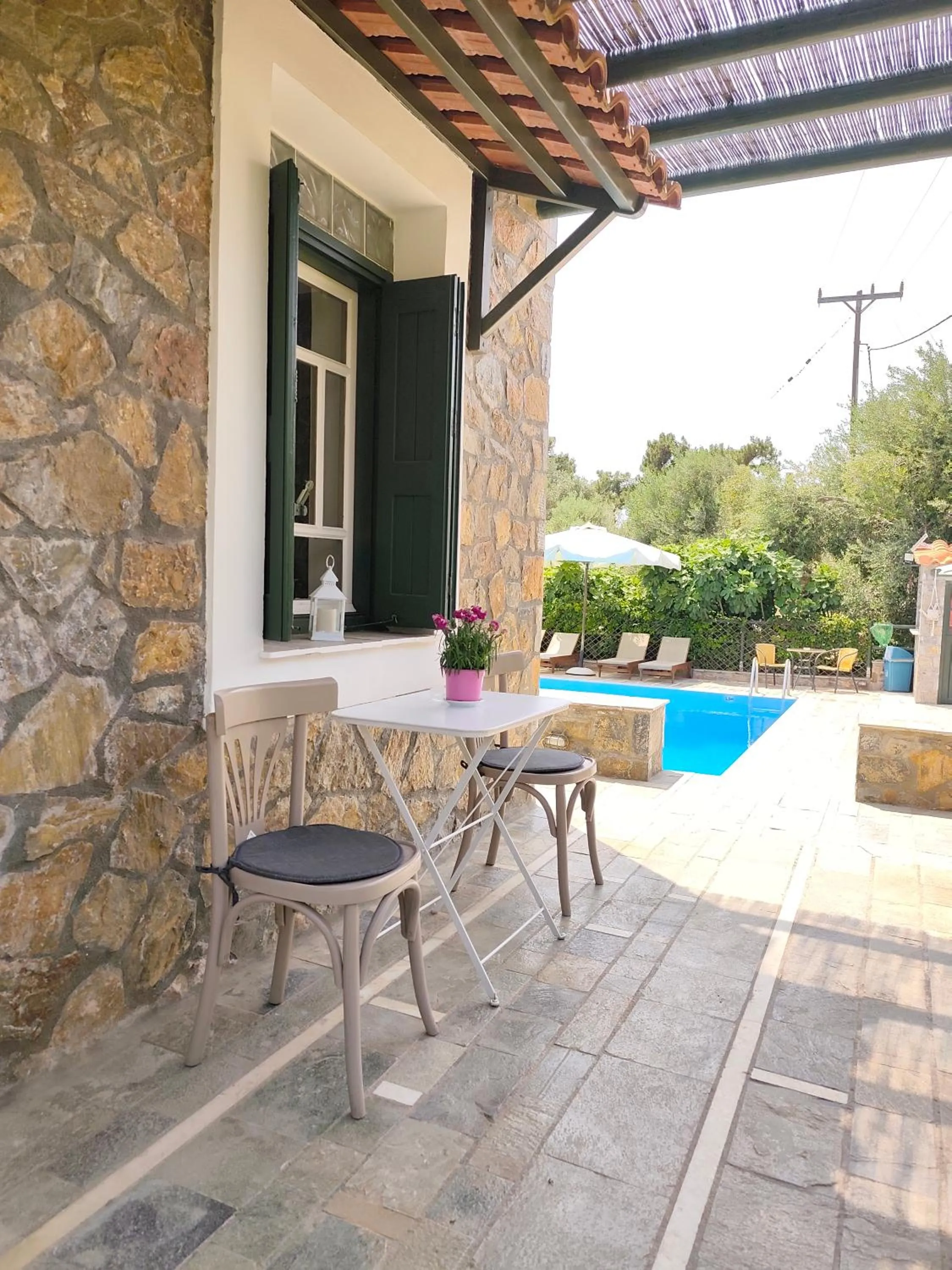 Pool view in Elia Village by Irida Iris Group