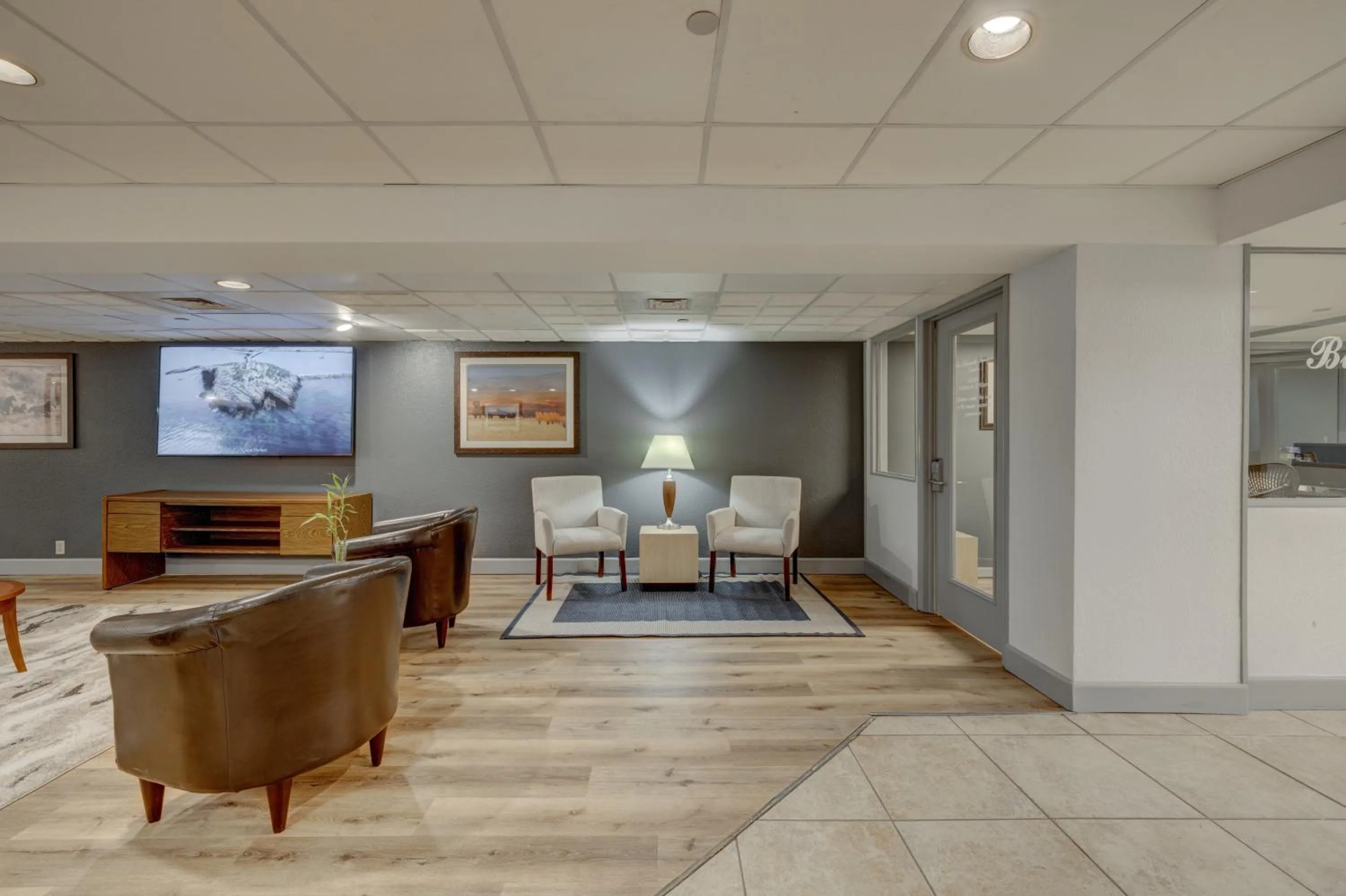 Lobby or reception in Riverside Hotel