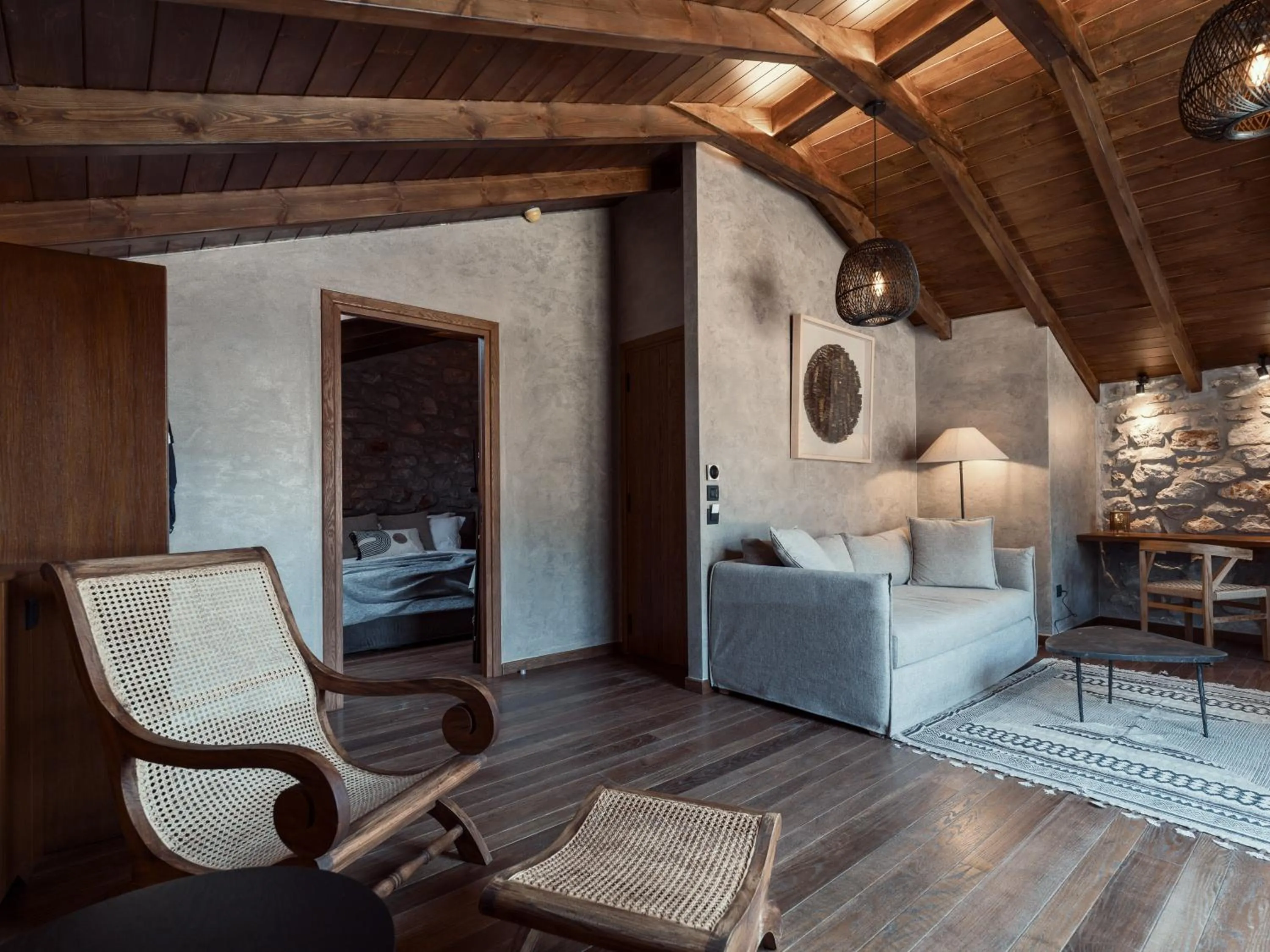 Living room, Bed in KaSeas Boutique Hotel