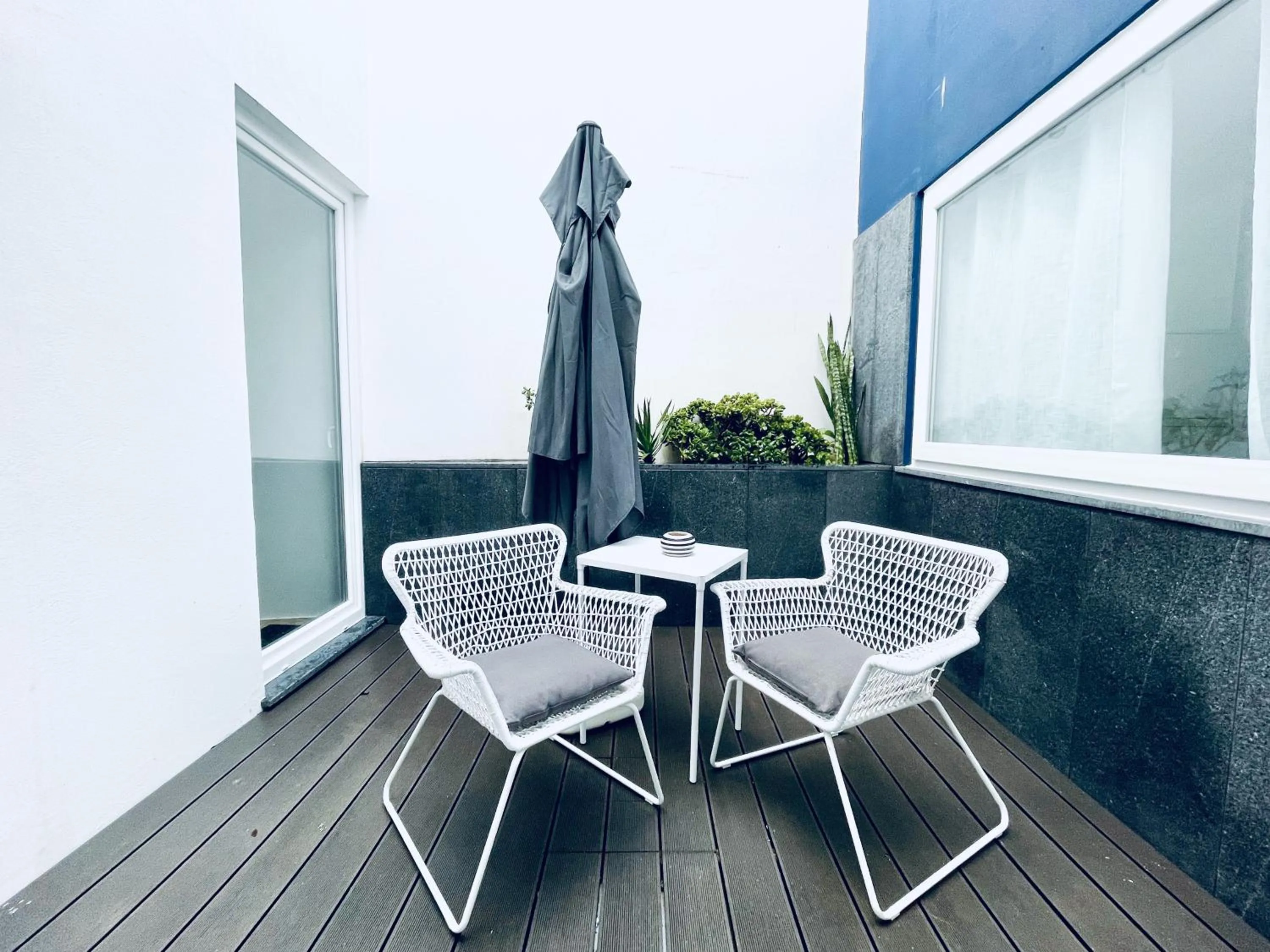 Balcony/Terrace in Partenope Hostel and Suites