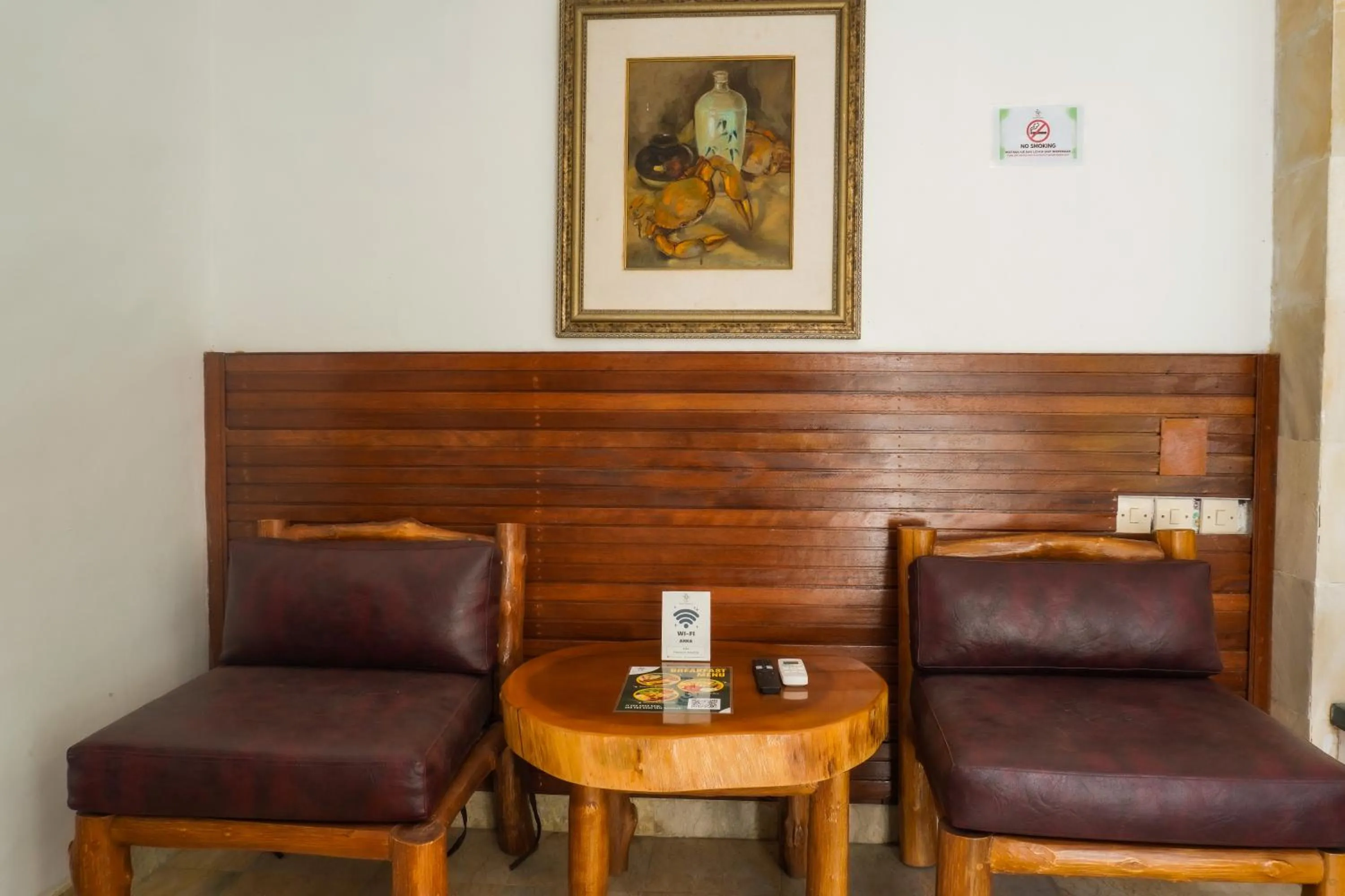 Living room in Alam Puri Art Museum and Villas